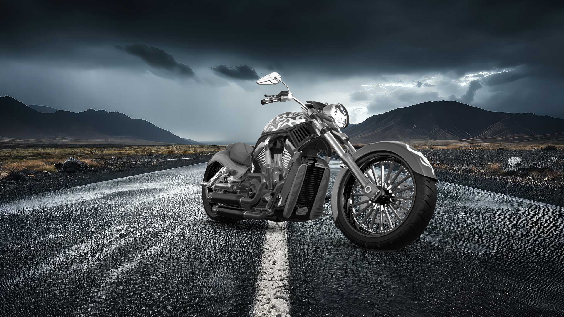 Harley-Davidson Custom Chopper Cruiser 2011