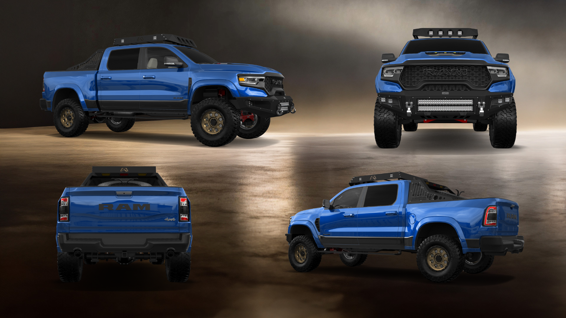 Dodge Ram 1500 TRX 4 Door pickup truck 2021