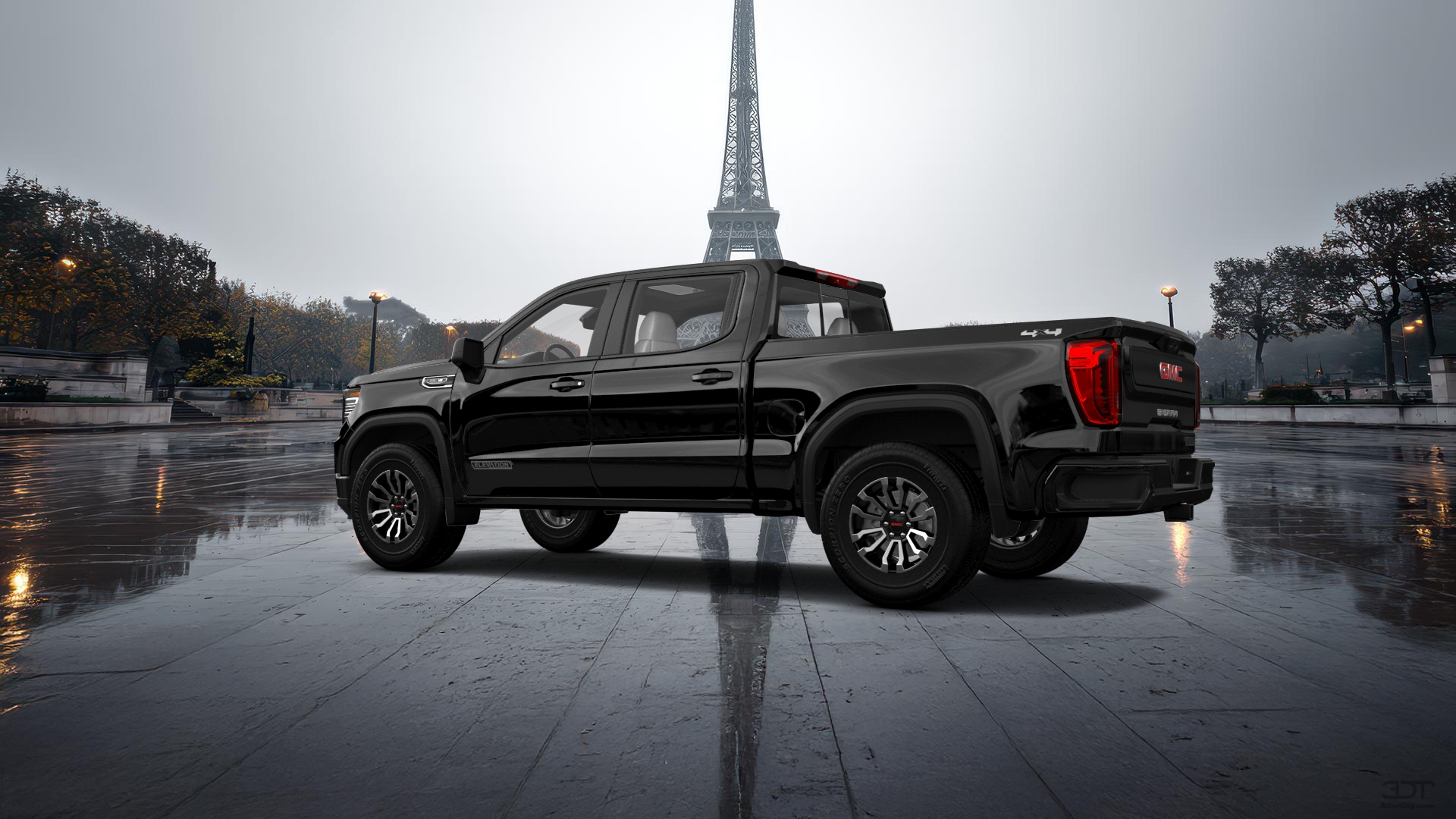 GMC Sierra 1500 Crew Cab 5.8 ft box 4 Door pickup truck 2023 tuning