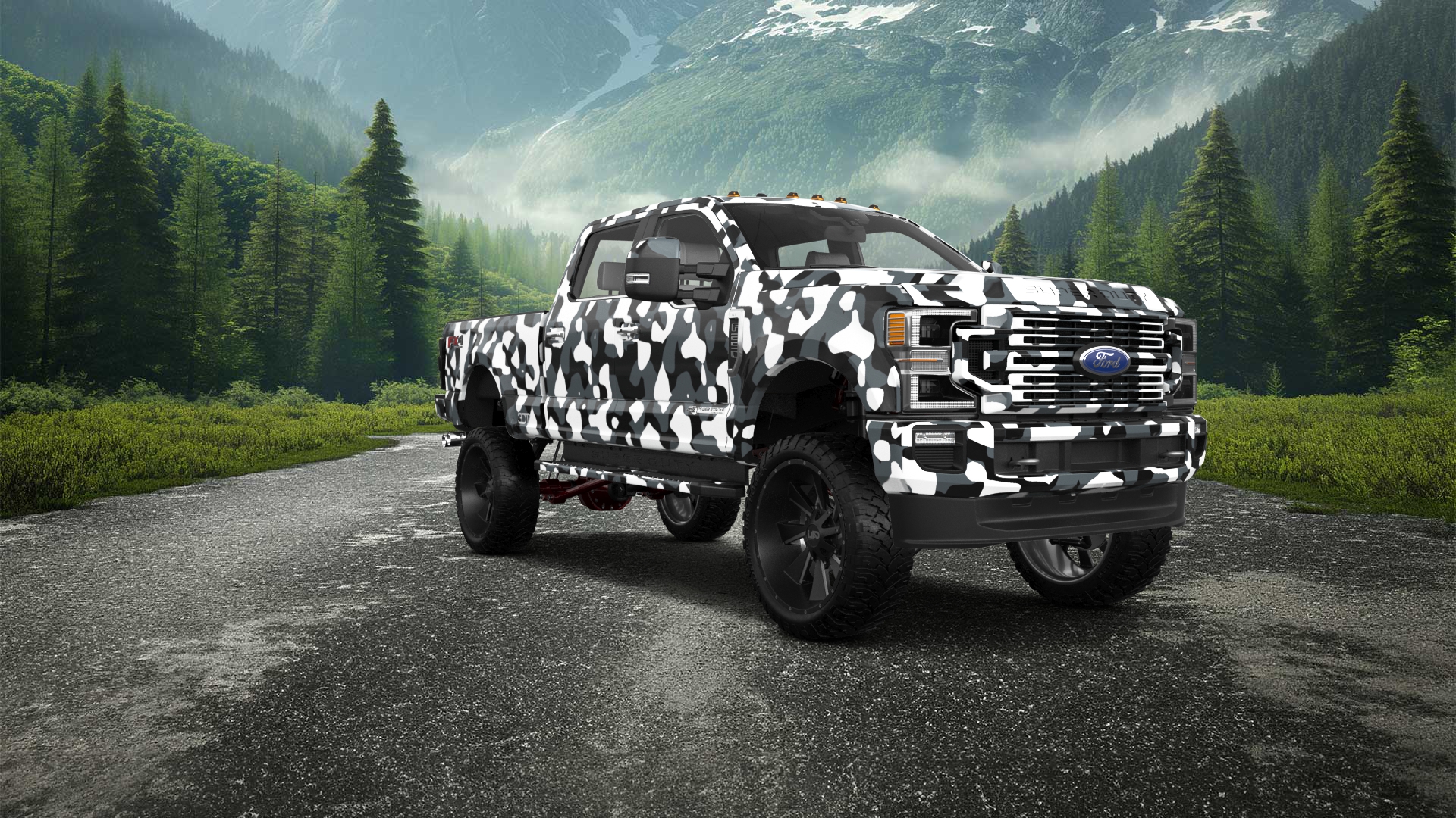 Ford F-250 4 Door pickup truck 2021