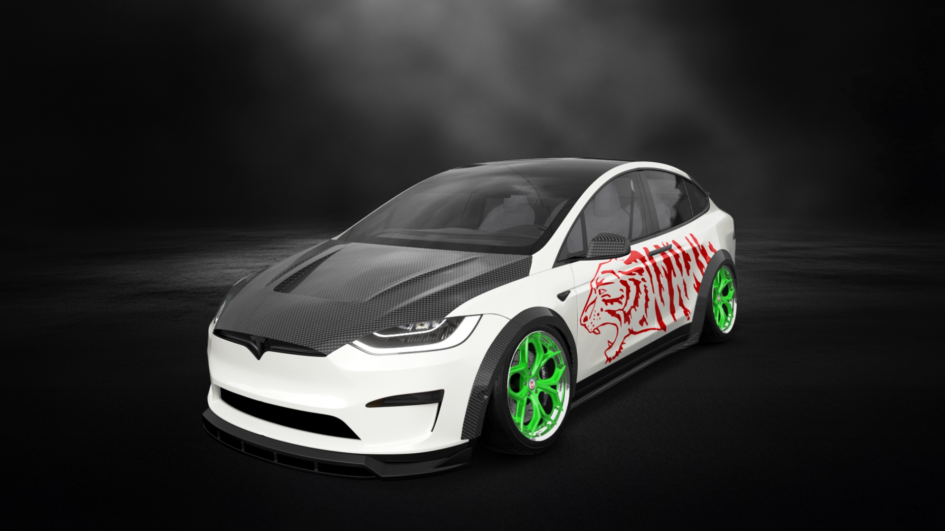 Tesla Model X 5 Door SUV 2024 tuning