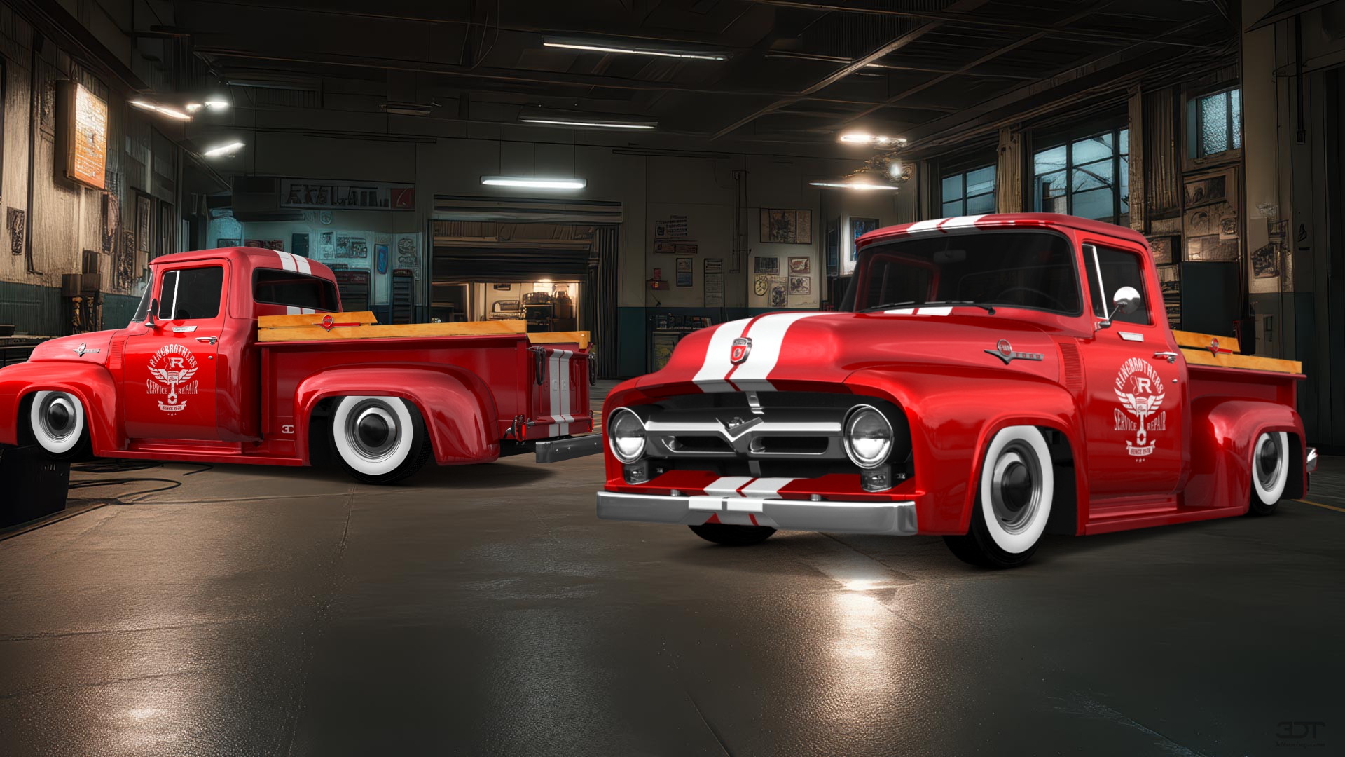 Ford F-100 2 Door truck 1956 tuning