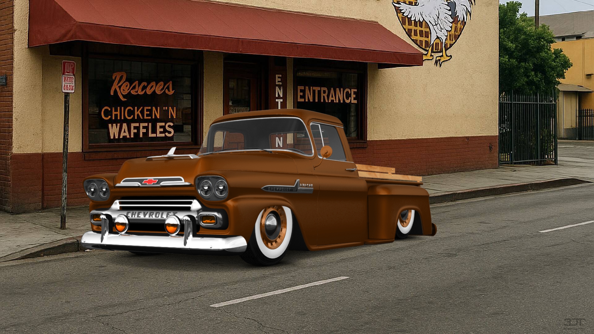 Chevrolet Apache Stepside 2 Door pickup truck 1959