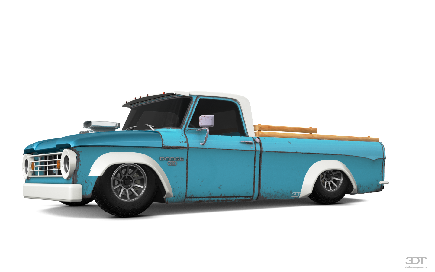 Tuning Dodge Power Wagon W200 2 Door pickup truck 1966