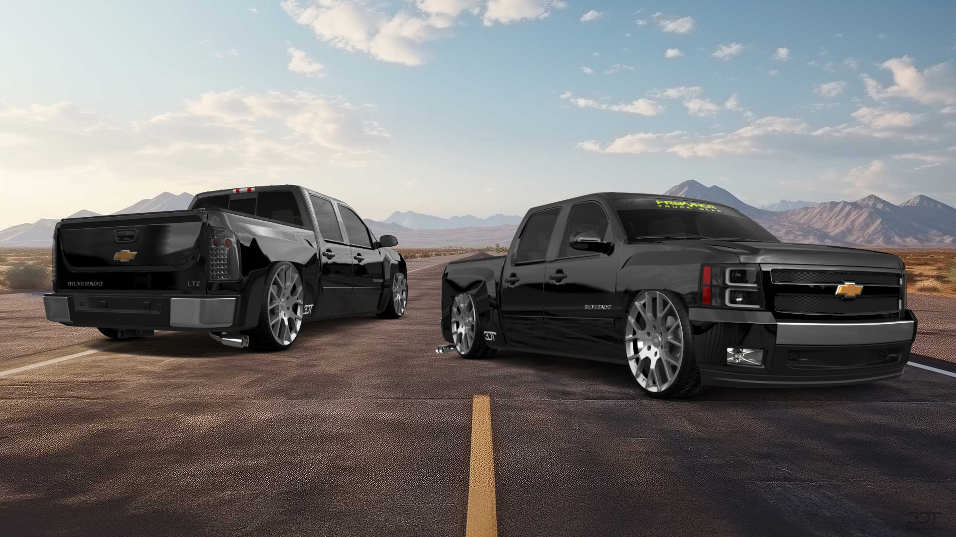 Chevrolet Silverado 1500 Crew Cab 4 Door pickup truck 2007 tuning