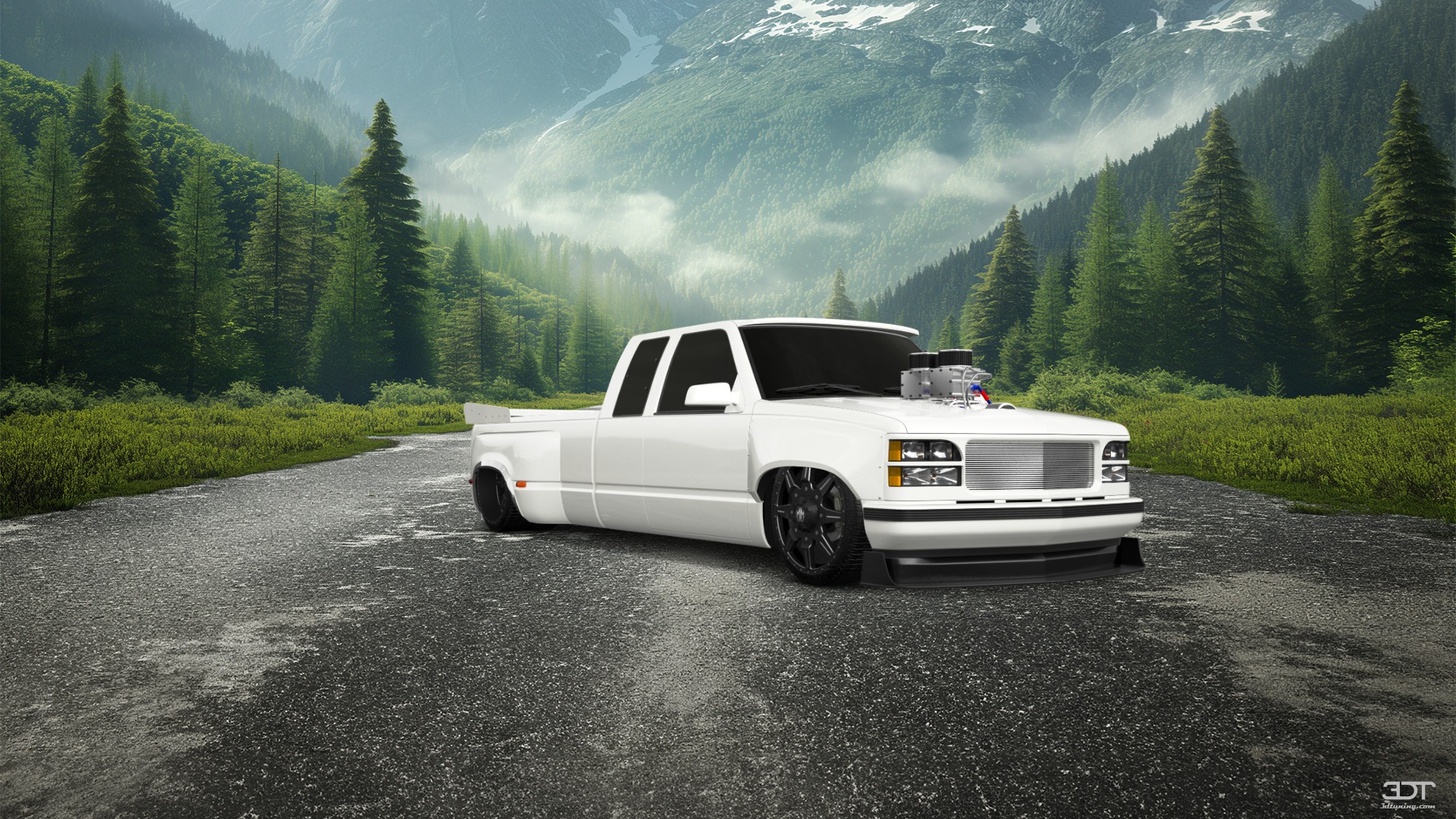 Chevrolet K3500 Extended Cab Pickup Truck 1988