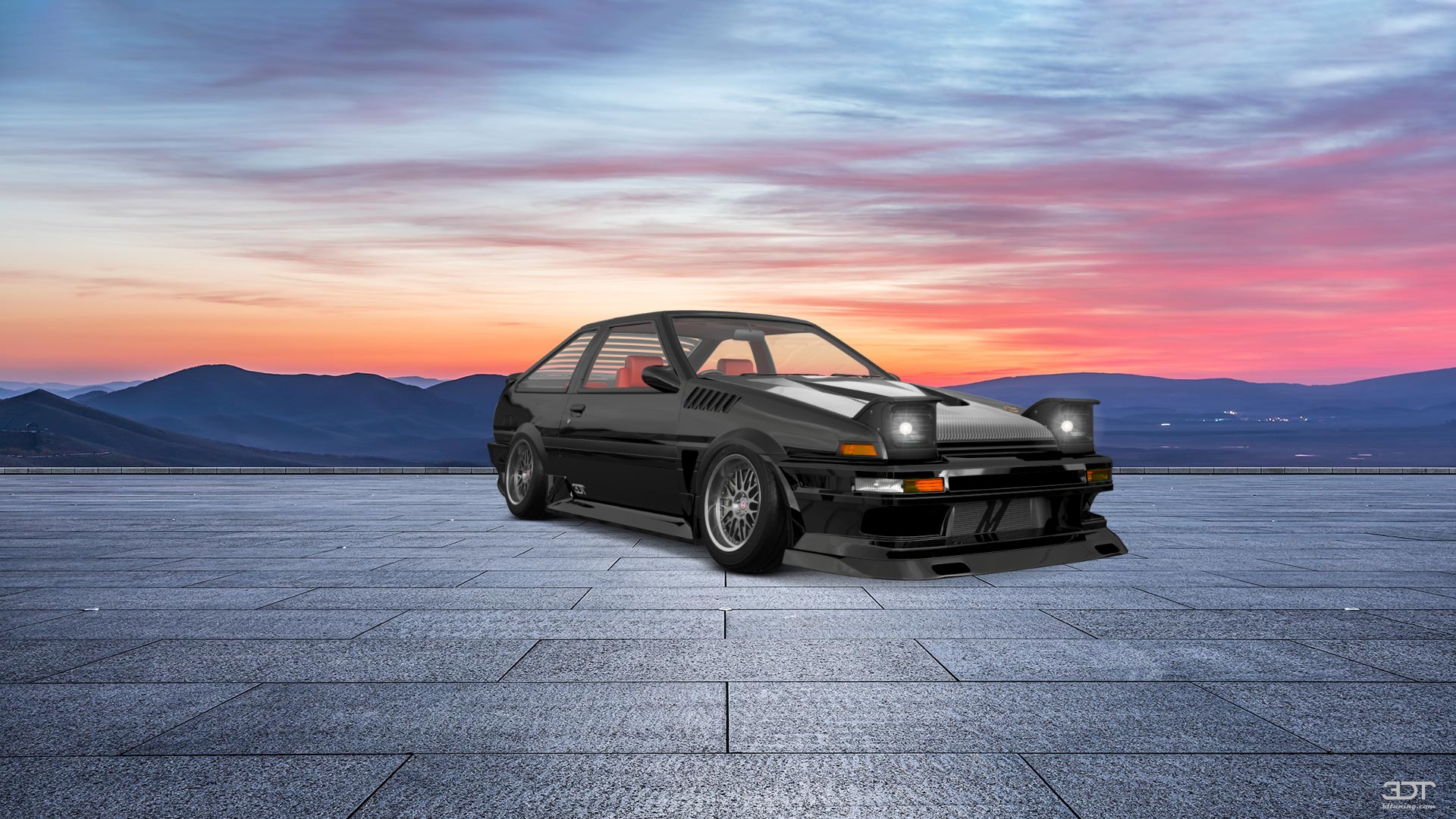 Toyota AE86 3 Door Hatchback 1985 tuning