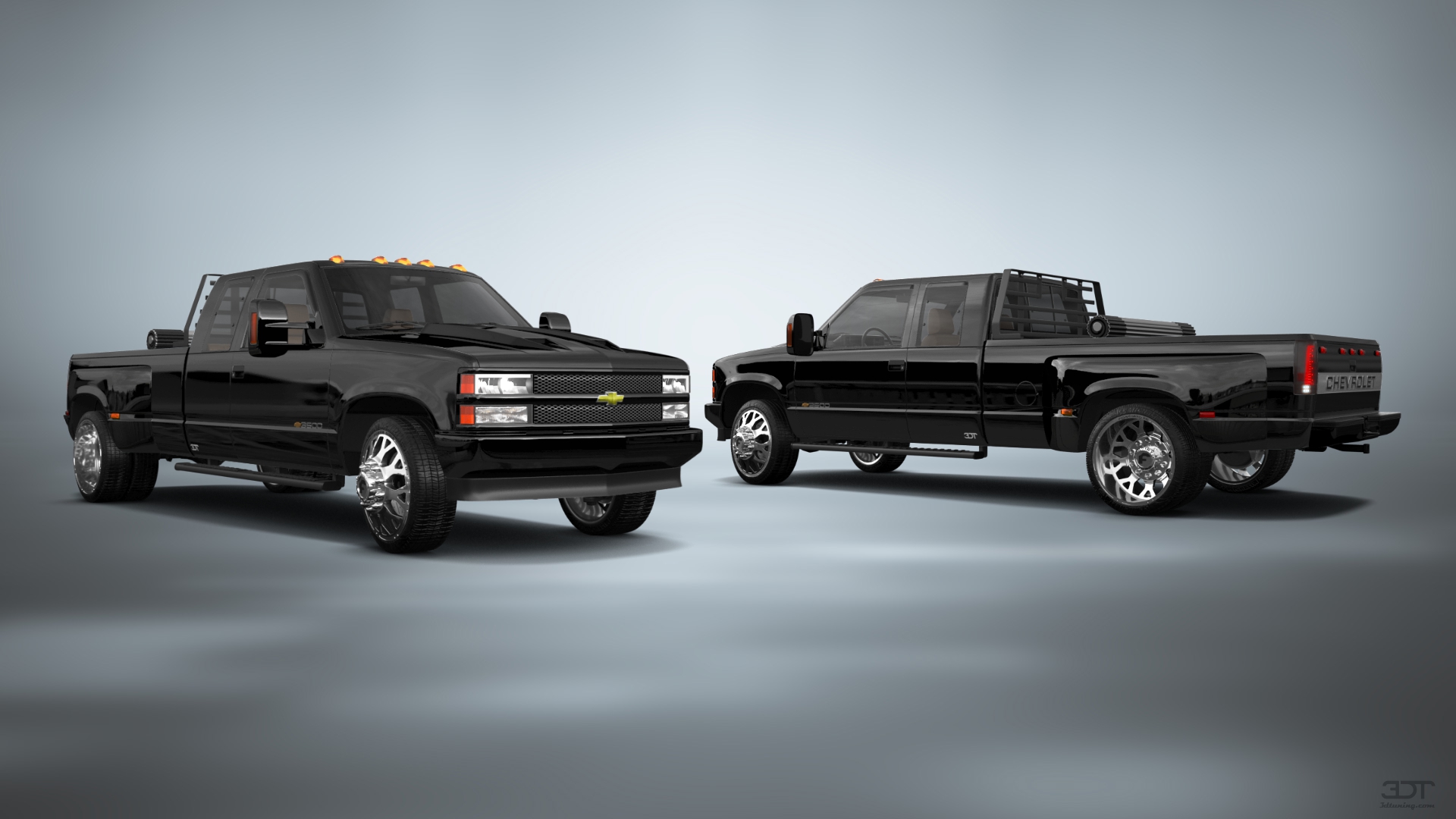 Chevrolet K3500 Extended Cab Pickup Truck 1988