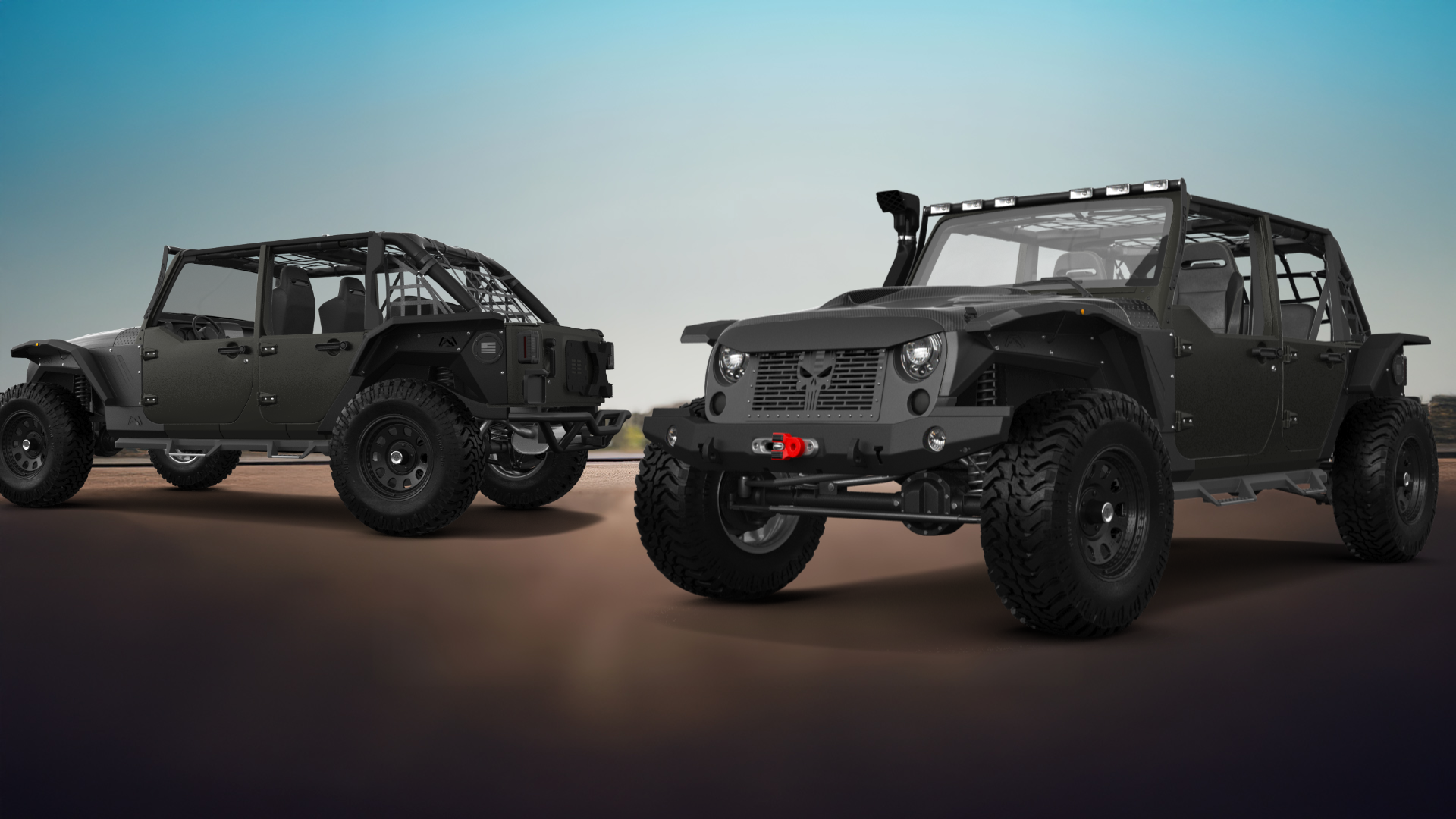 Jeep Wrangler Unlimited JK Rubicon Recon 4 Door SUV 2017 tuning