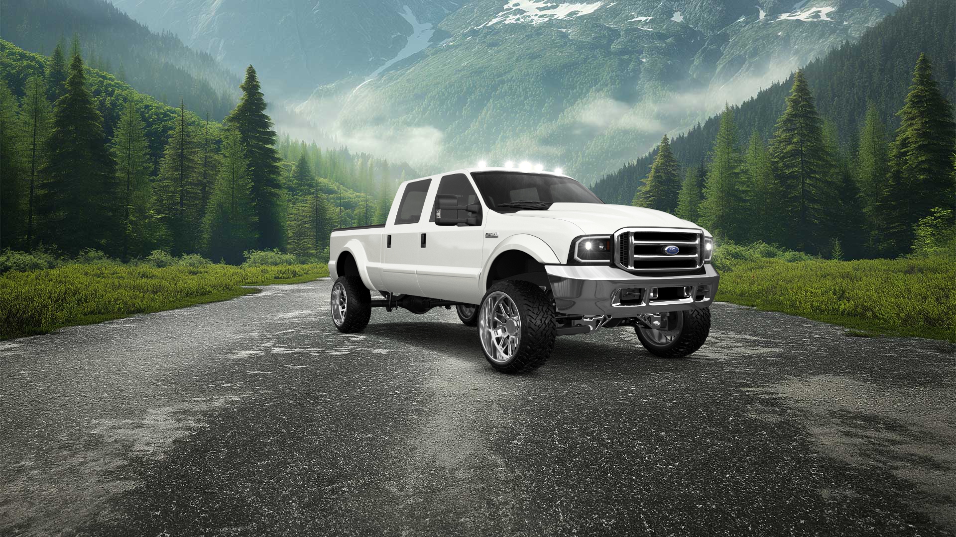 Ford F-250 Crew Cab 4 Door pickup truck 1999