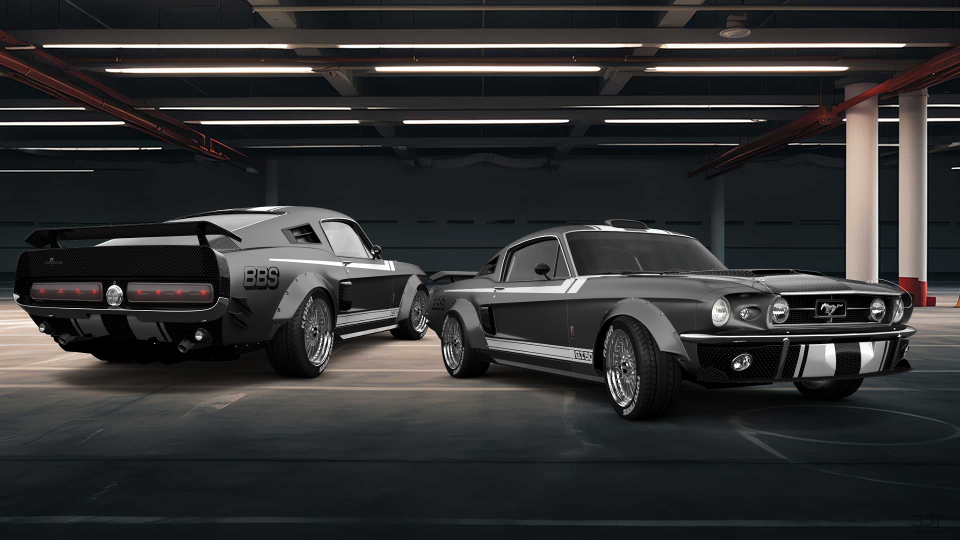 Mustang GT500 2 Door Coupe 1968