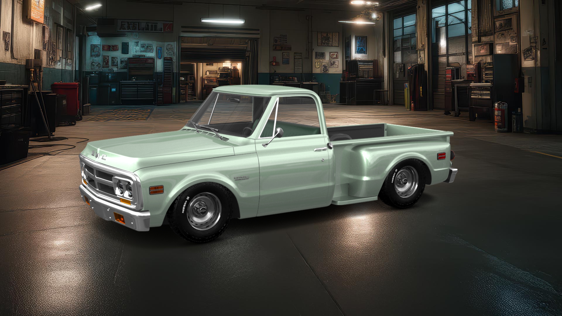 GMC K1500 2 Door pickup truck 1971 Images