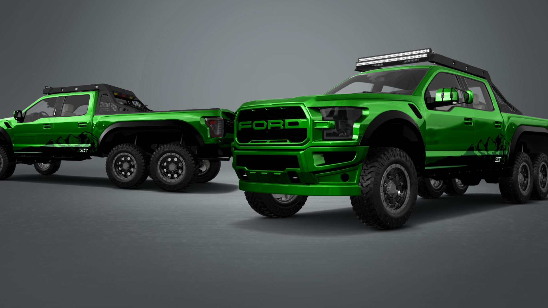 Tuning Ford Hennessey VelociRaptor 6x6 Truck 2017