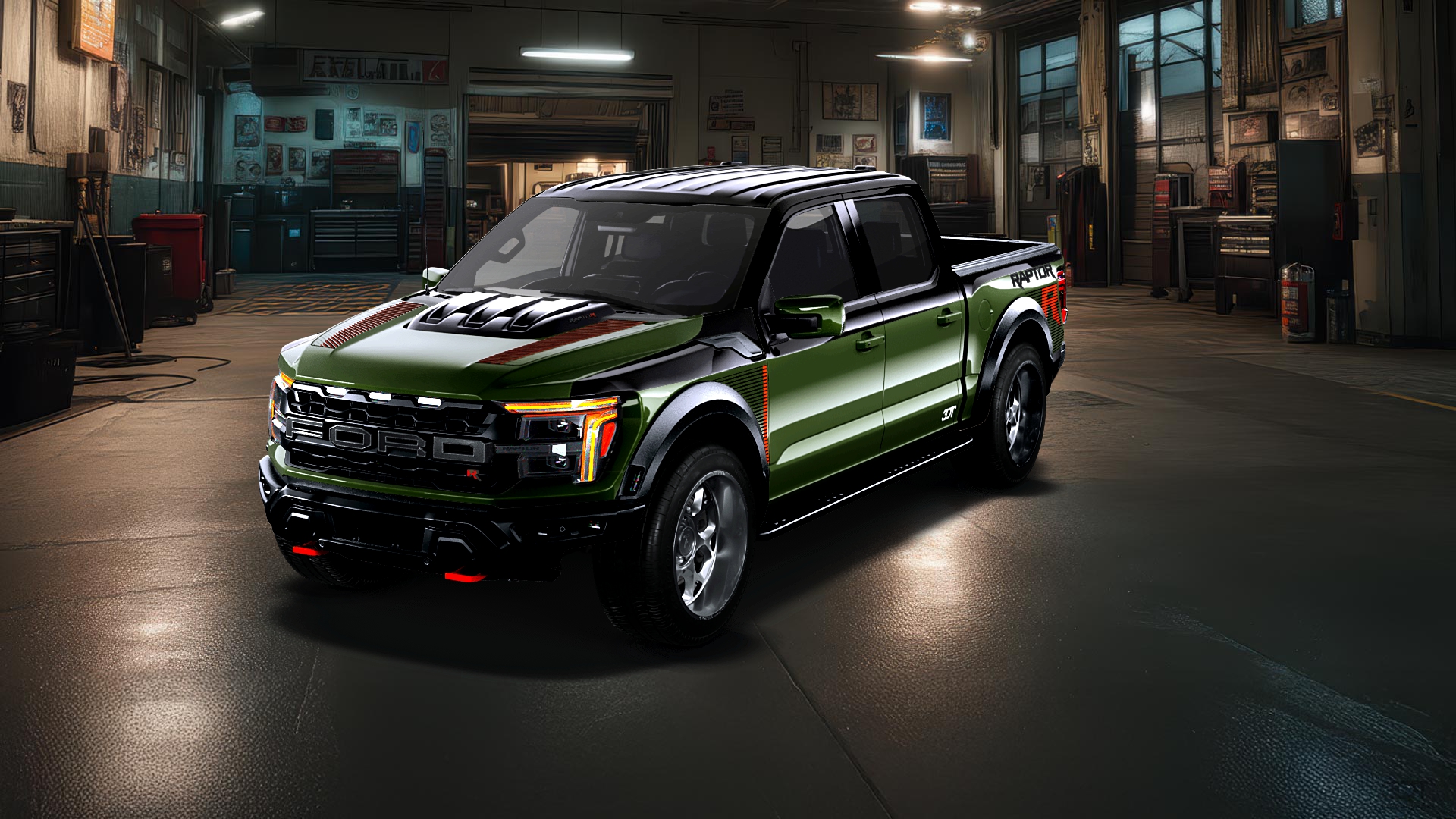 Ford F-150 Raptor 4 Door pickup truck 2024 tuning