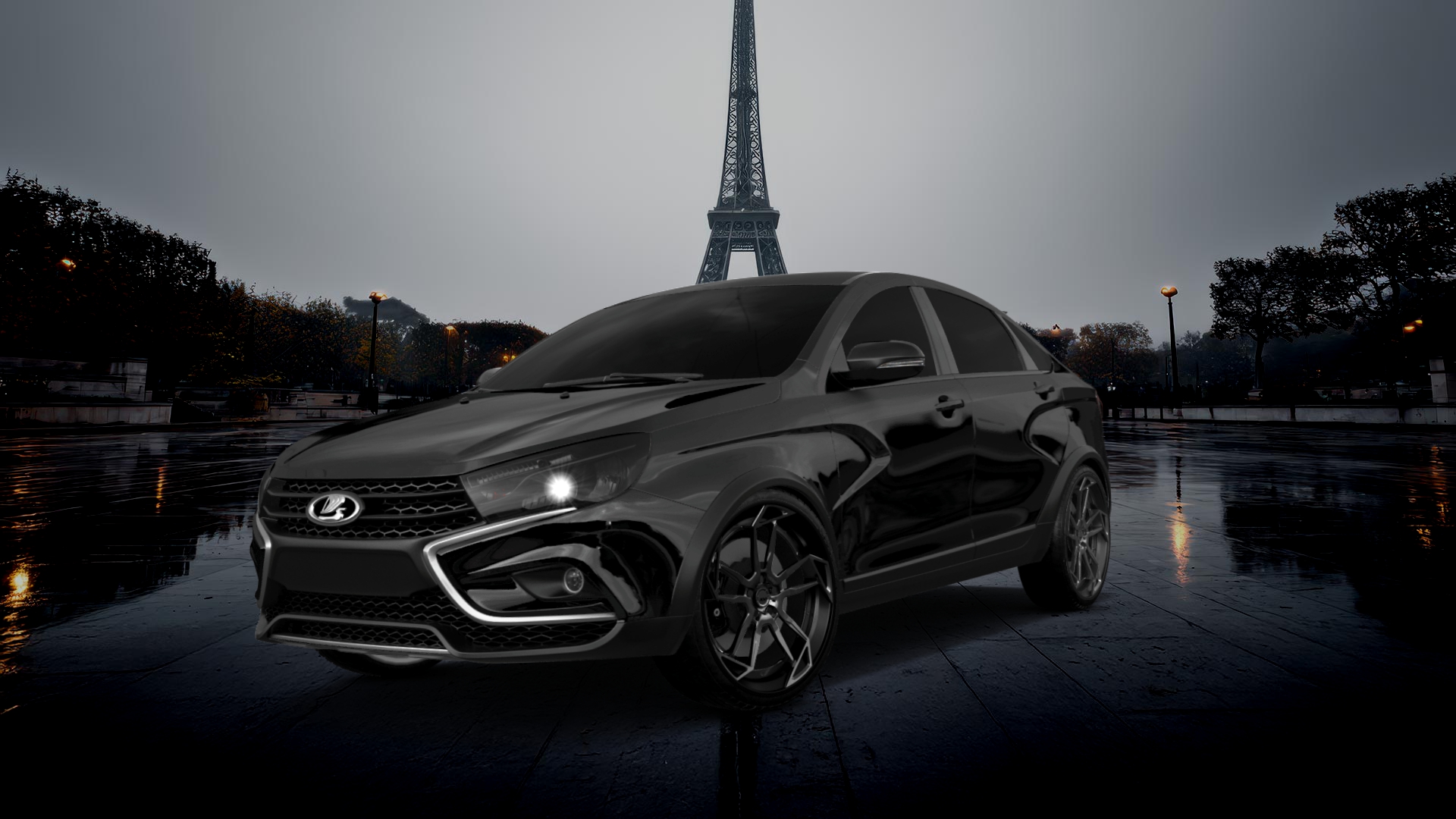 Lada Vesta 4 Door Saloon 2016 tuning