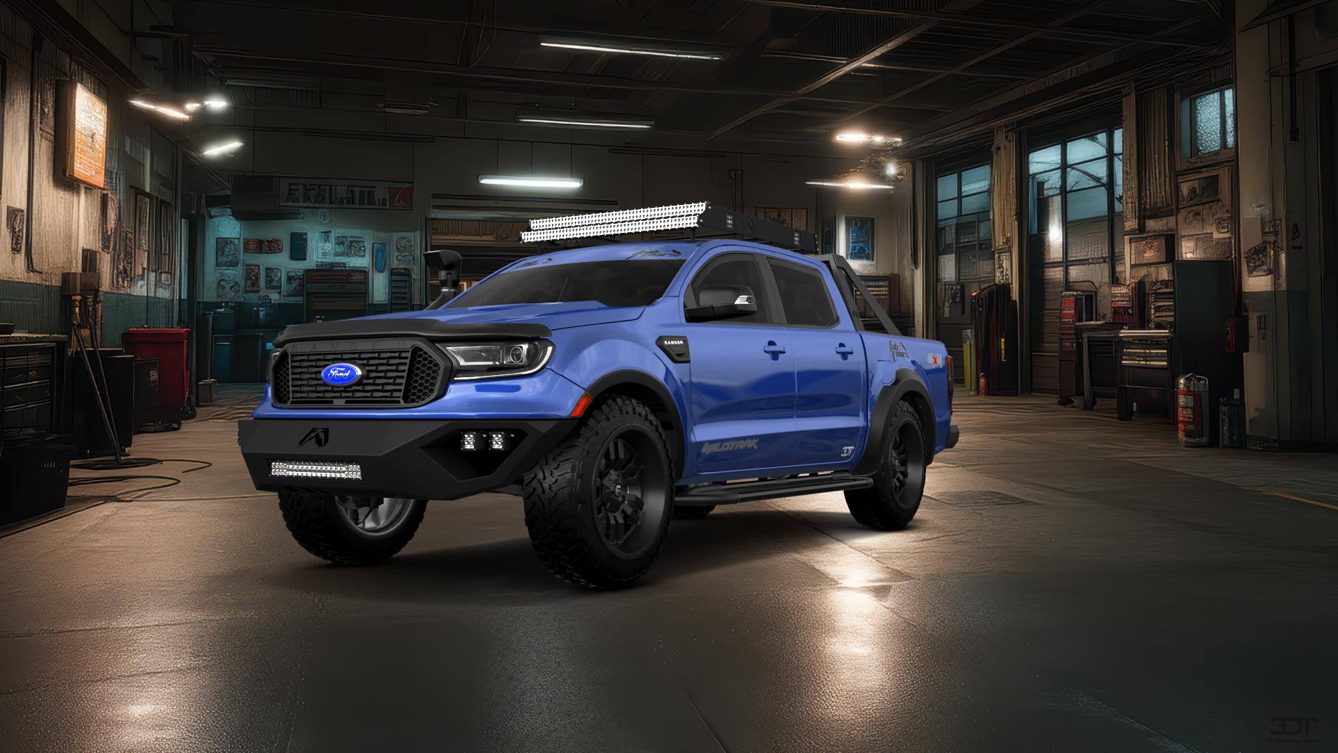 Ford Ranger 4 Door pickup truck 2019 tuning
