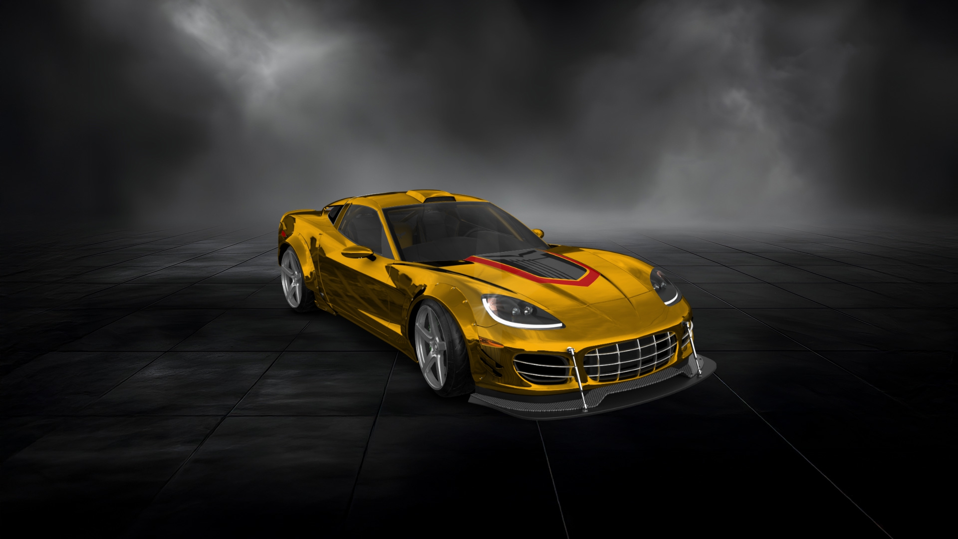 Chevrolet Corvette 2 Door Coupe 2004 tuning
