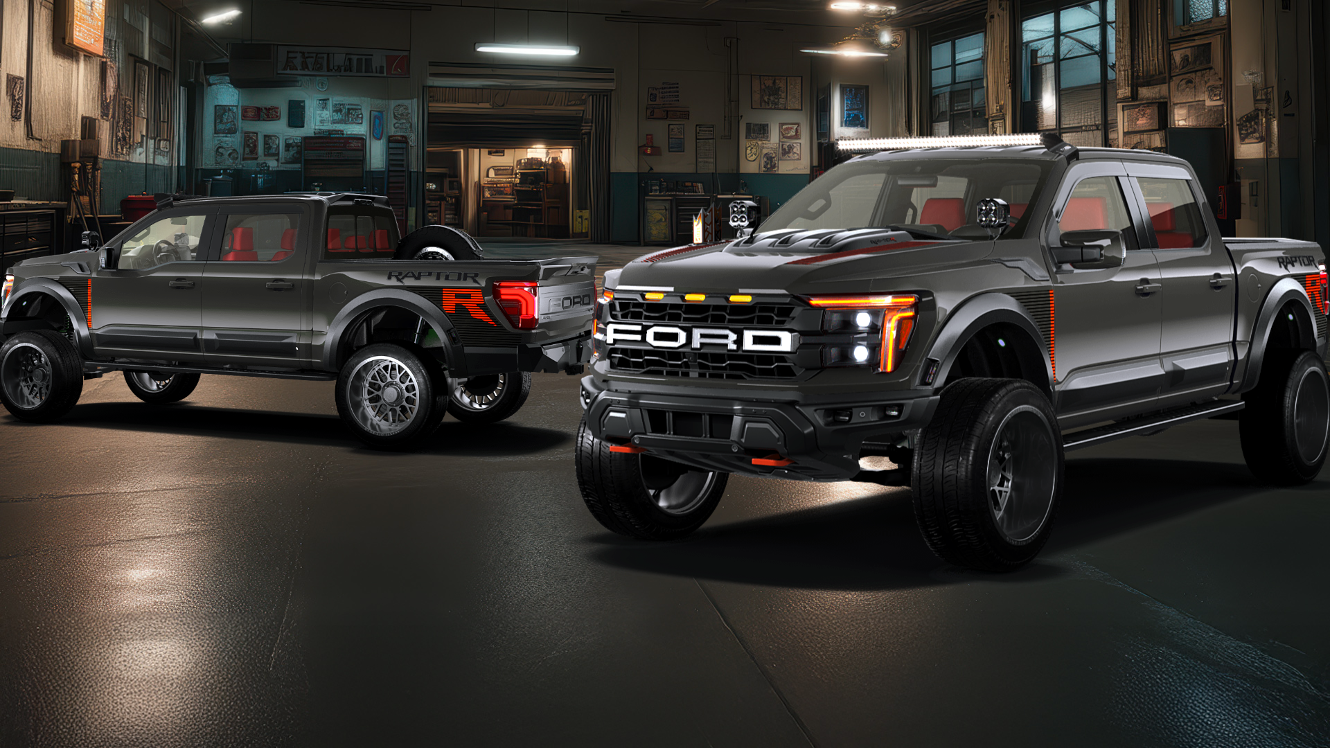 Ford F-150 Raptor 4 Door pickup truck 2024 tuning