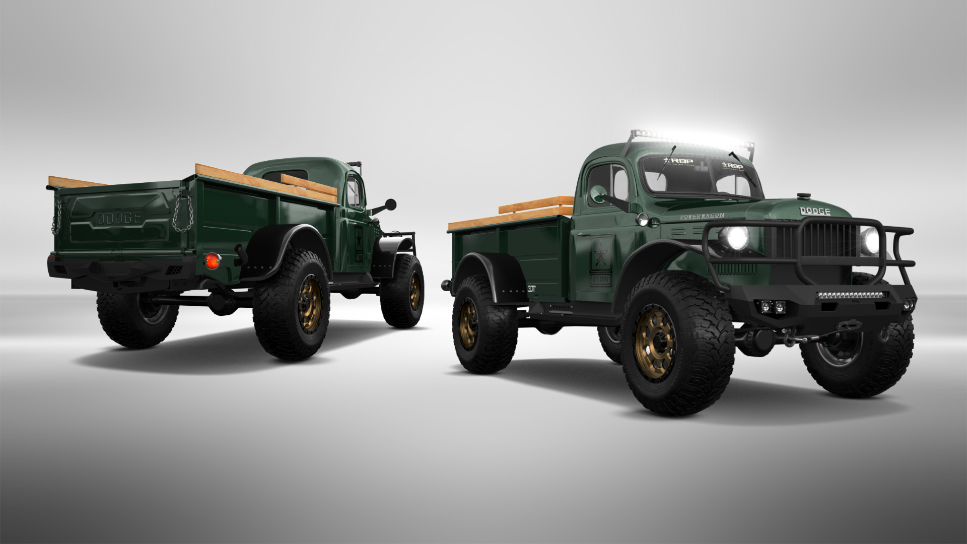 Dodge Power Wagon 2 Door pickup truck 1947