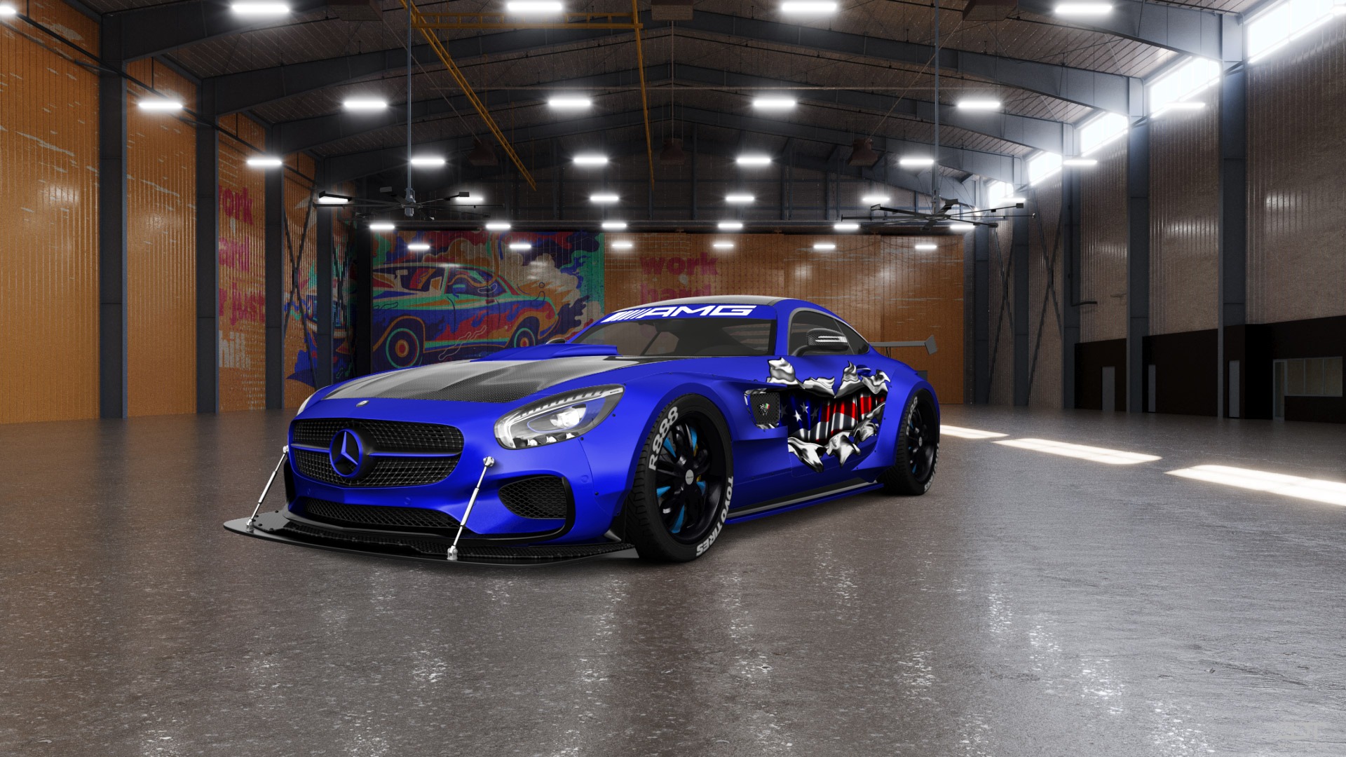 Mercedes AMG GT 2 door fastback coupe 2016