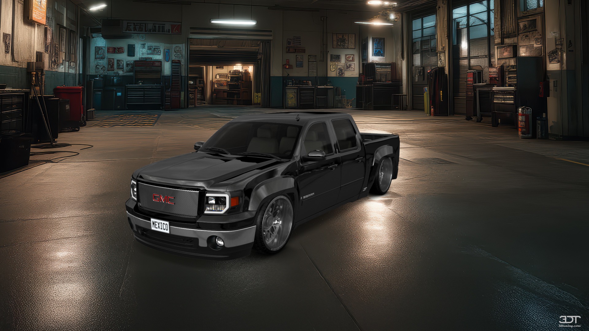 GMC Sierra 1500 Crew Cab 5.8 ft box 4 Door pickup truck 2007 tuning