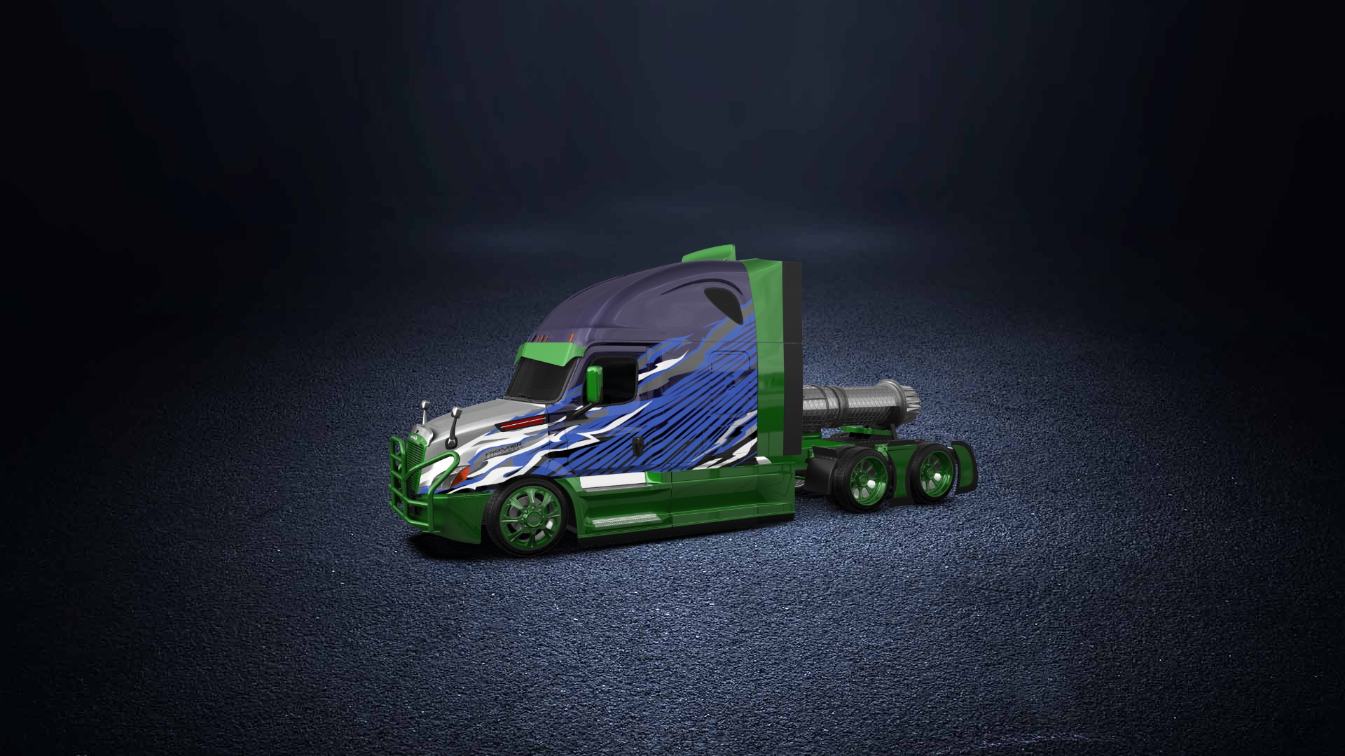 Freightliner Cascadia Sleeper Cab Truck 2018 tuning