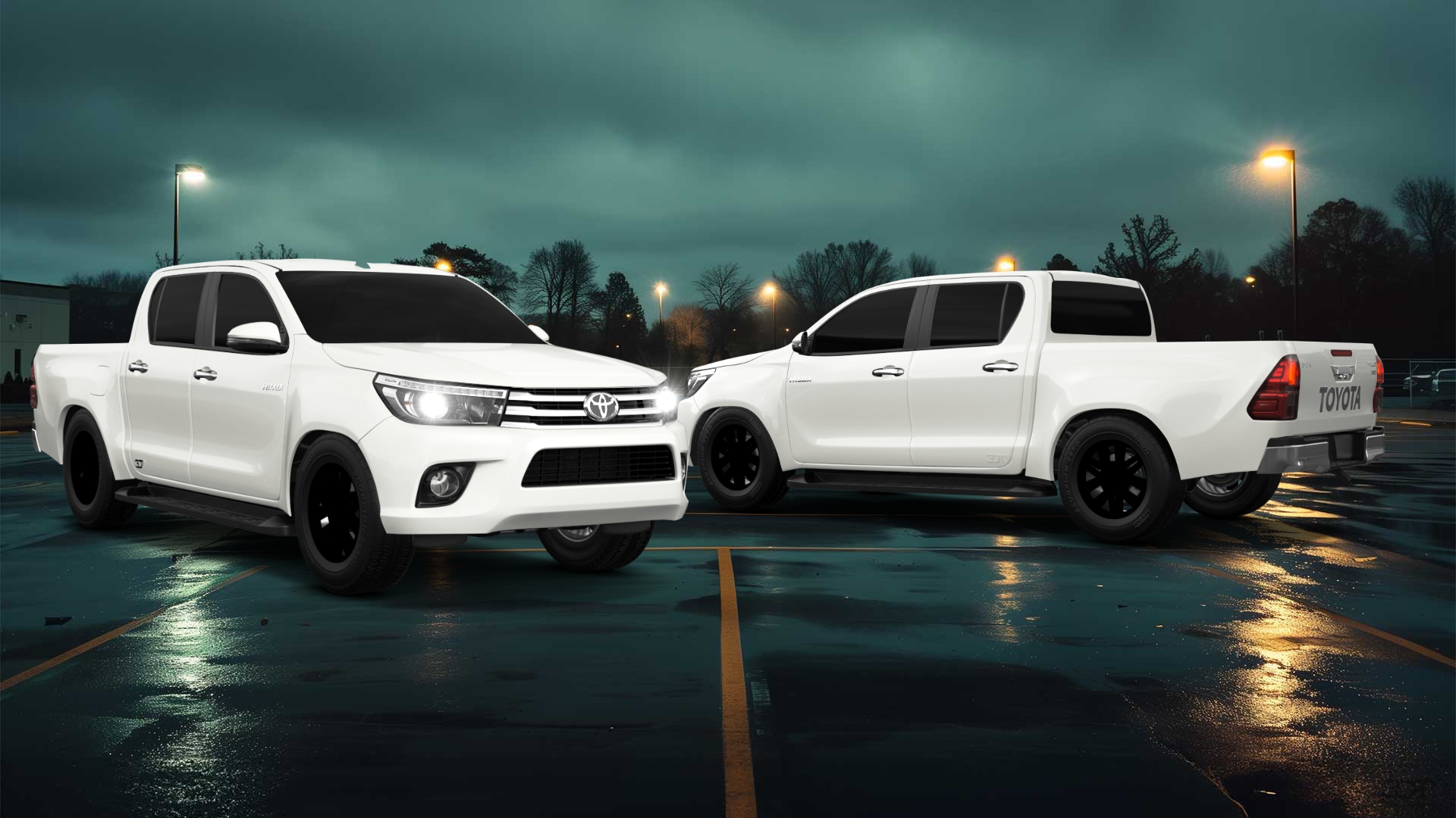 Toyota Hilux Double Cab 4 Door pickup truck 2015 tuning