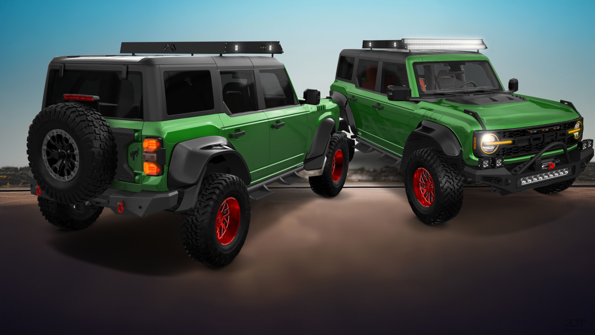 Ford Bronco Raptor 4 Door pickup truck 2022 tuning