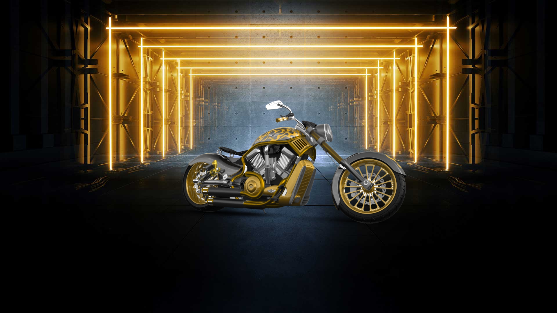 Harley-Davidson Custom Chopper Cruiser 2011 tuning