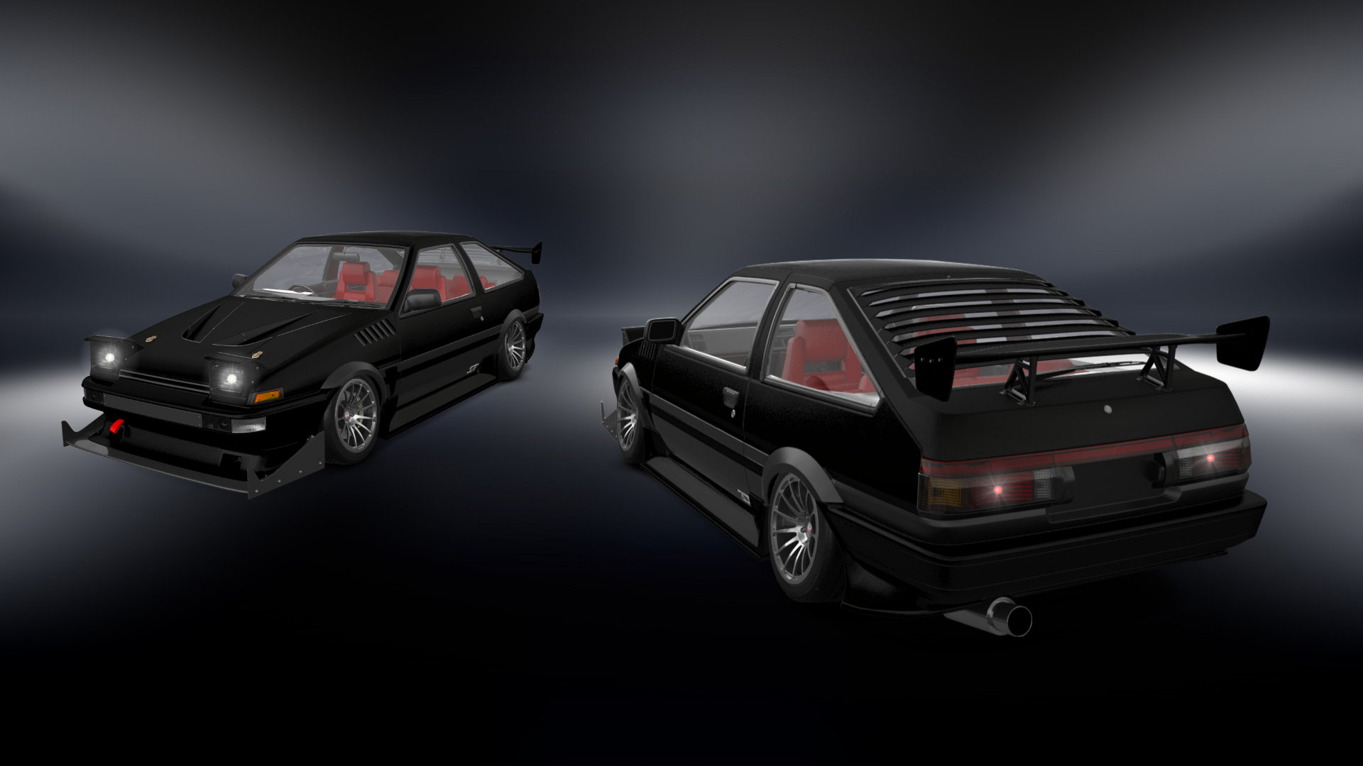 Toyota AE86 3 Door Hatchback 1985 tuning