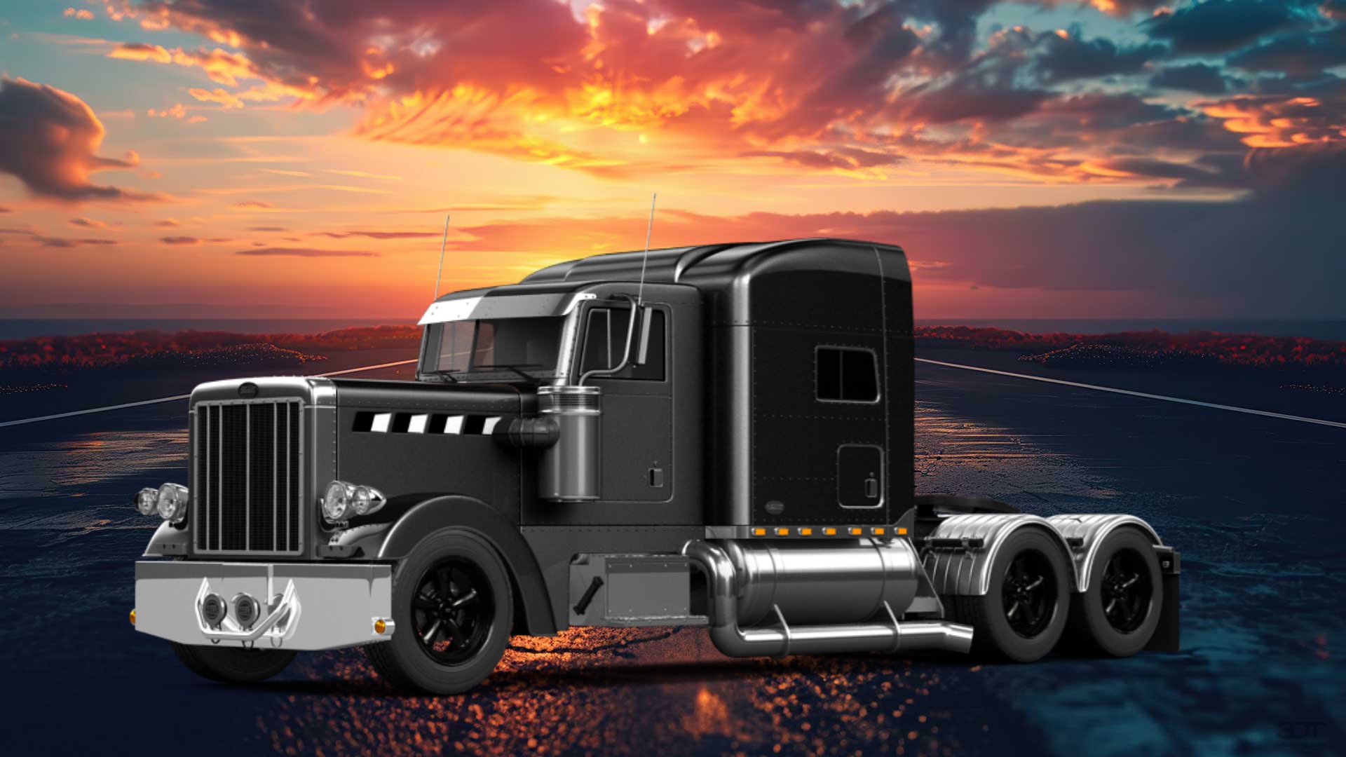 Peterbilt 359 Truck 1987 tuning