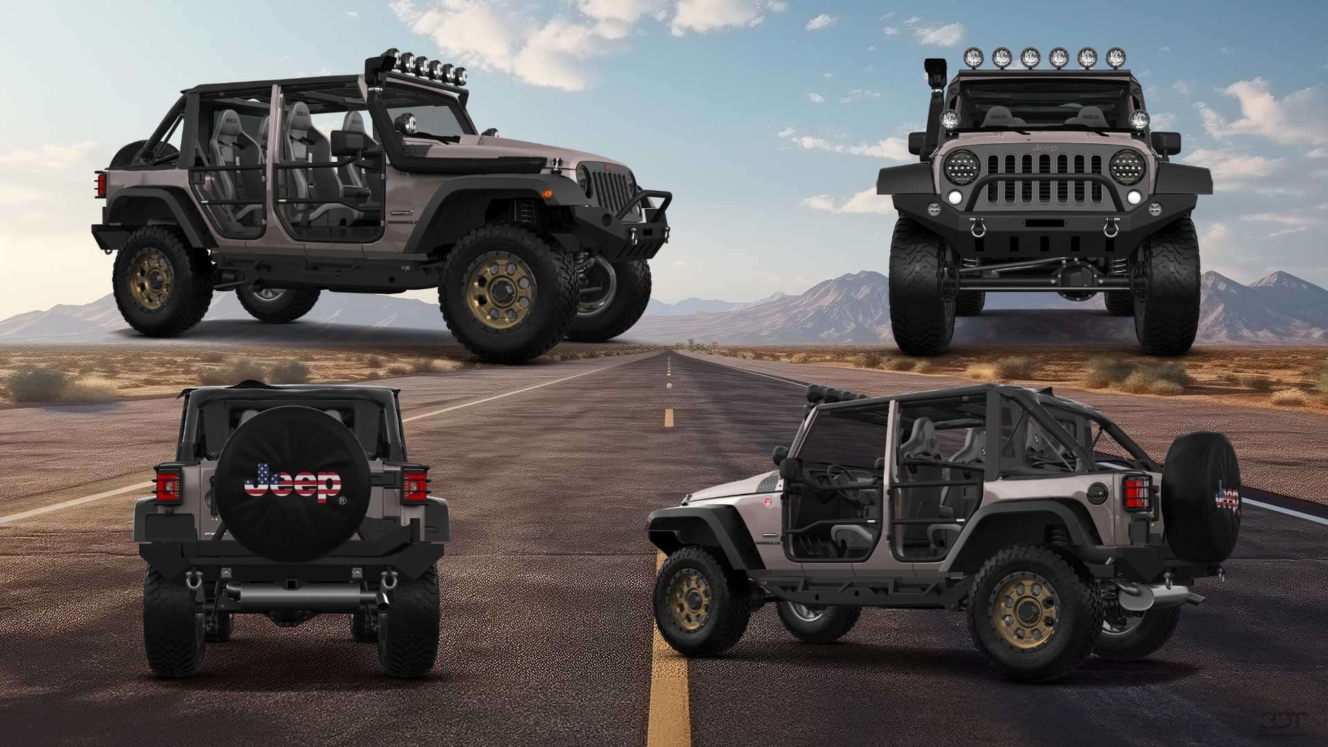 Jeep Wrangler Unlimited JK Rubicon Recon 4 Door SUV 2017 tuning