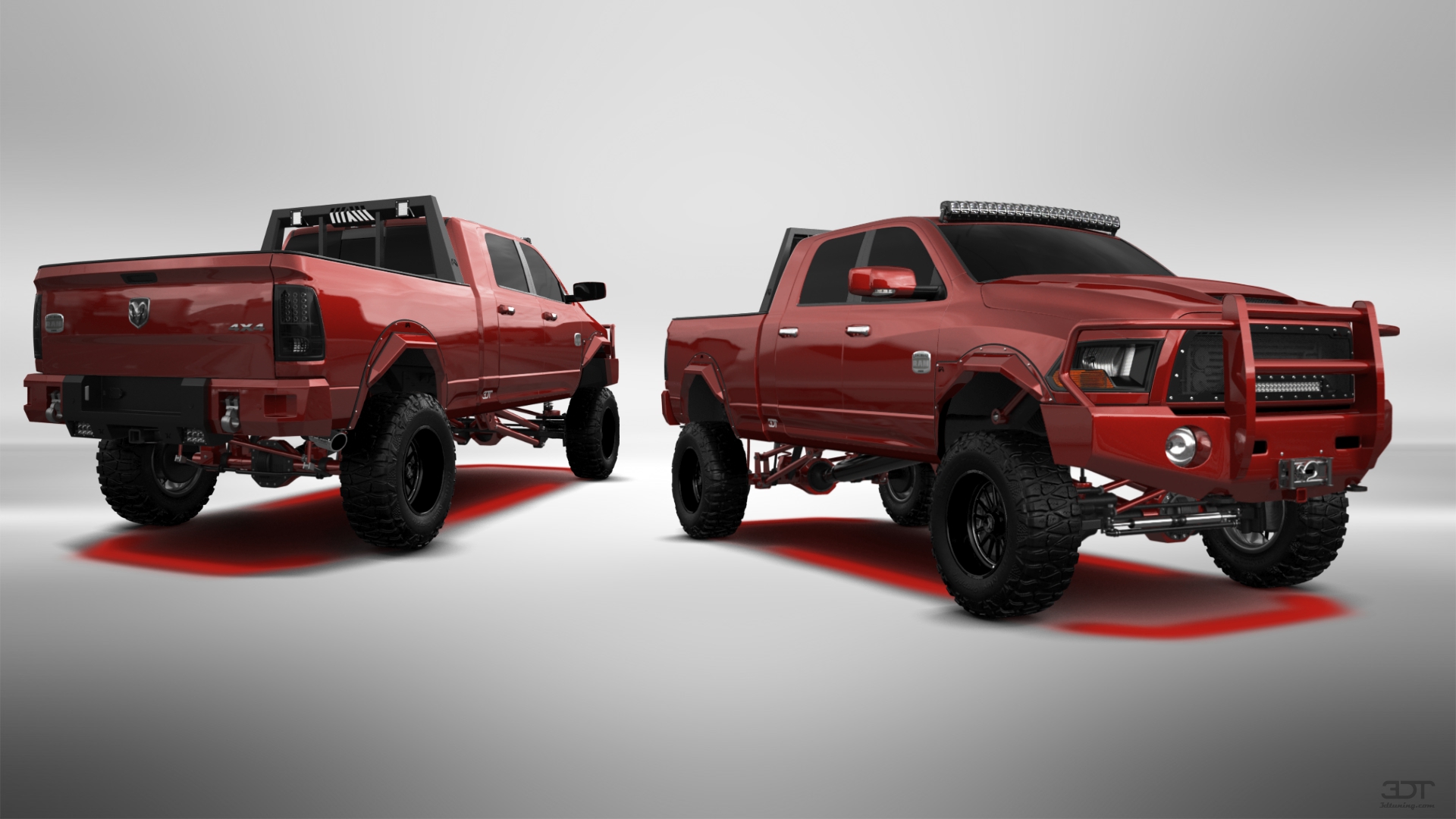 Dodge Ram 2500 Mega Cab 6.4 ft box 4 Door pickup truck 2010 tuning