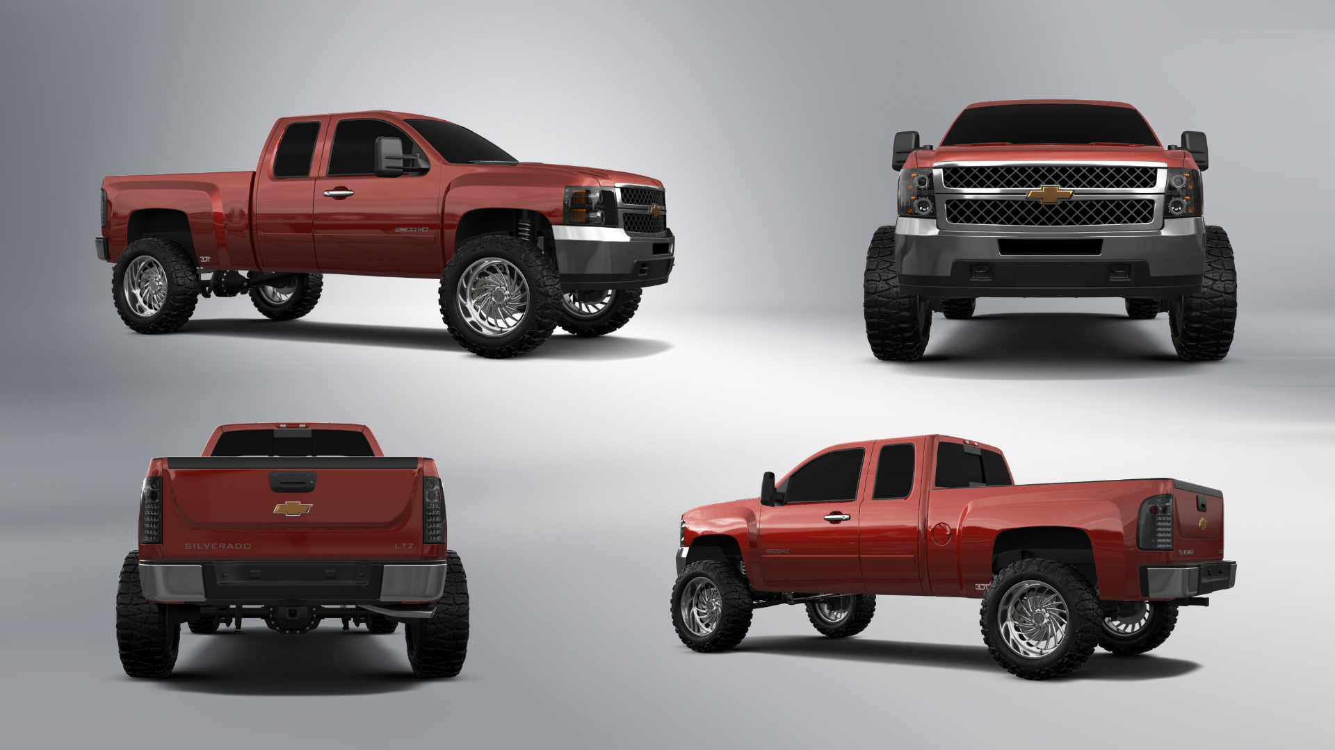 Tuning Chevrolet Silverado 2500 HD Extended Cab Pickup Truck 2007