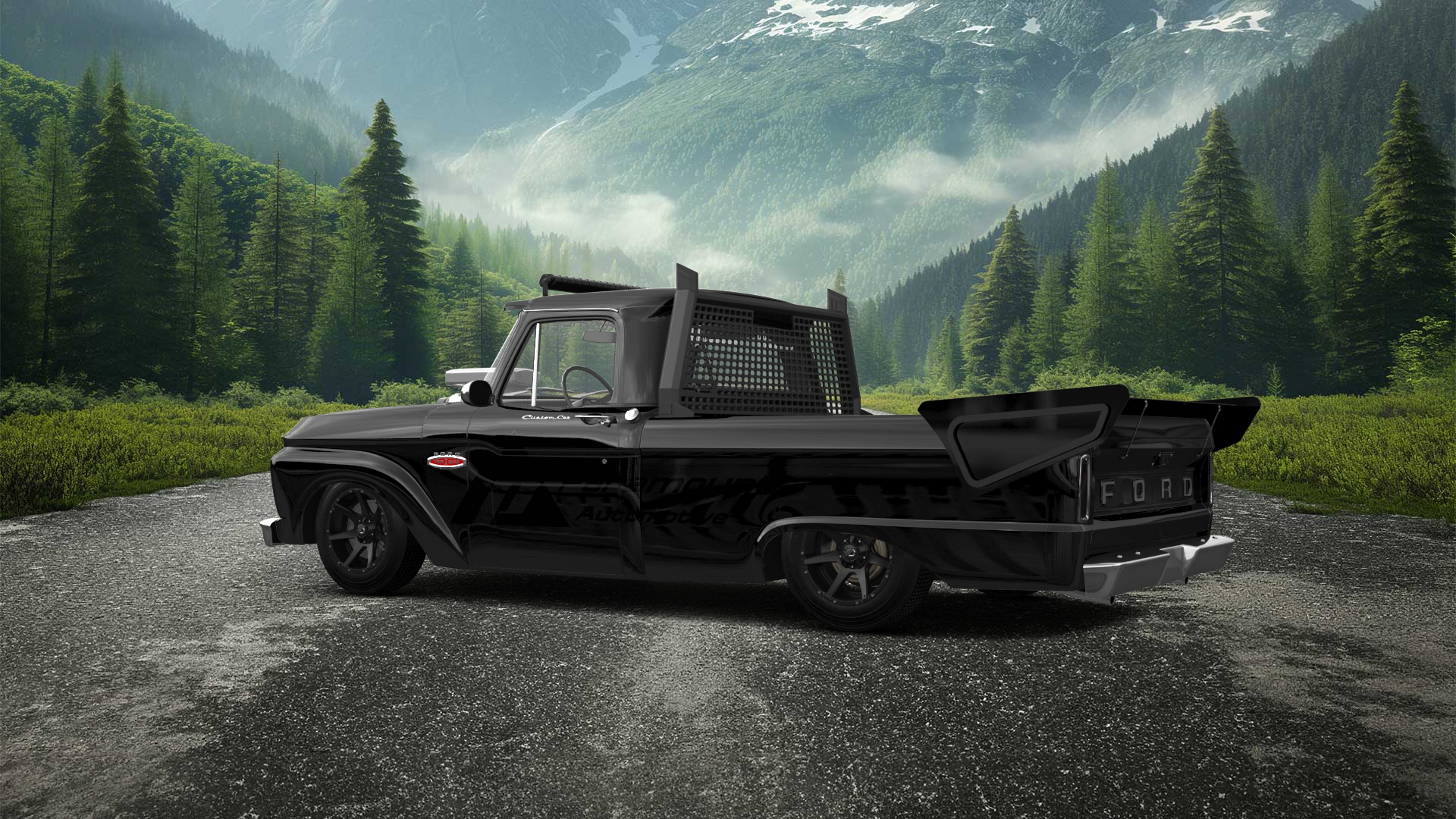 Ford F-100 Custom Cab 2 Door pickup truck 1966