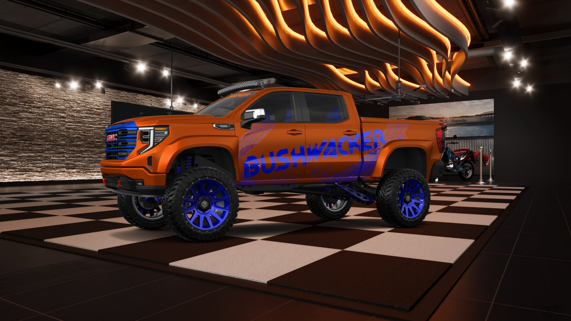 GMC Sierra 1500 Crew Cab 5.8 ft box 4 Door pickup truck 2023 tuning