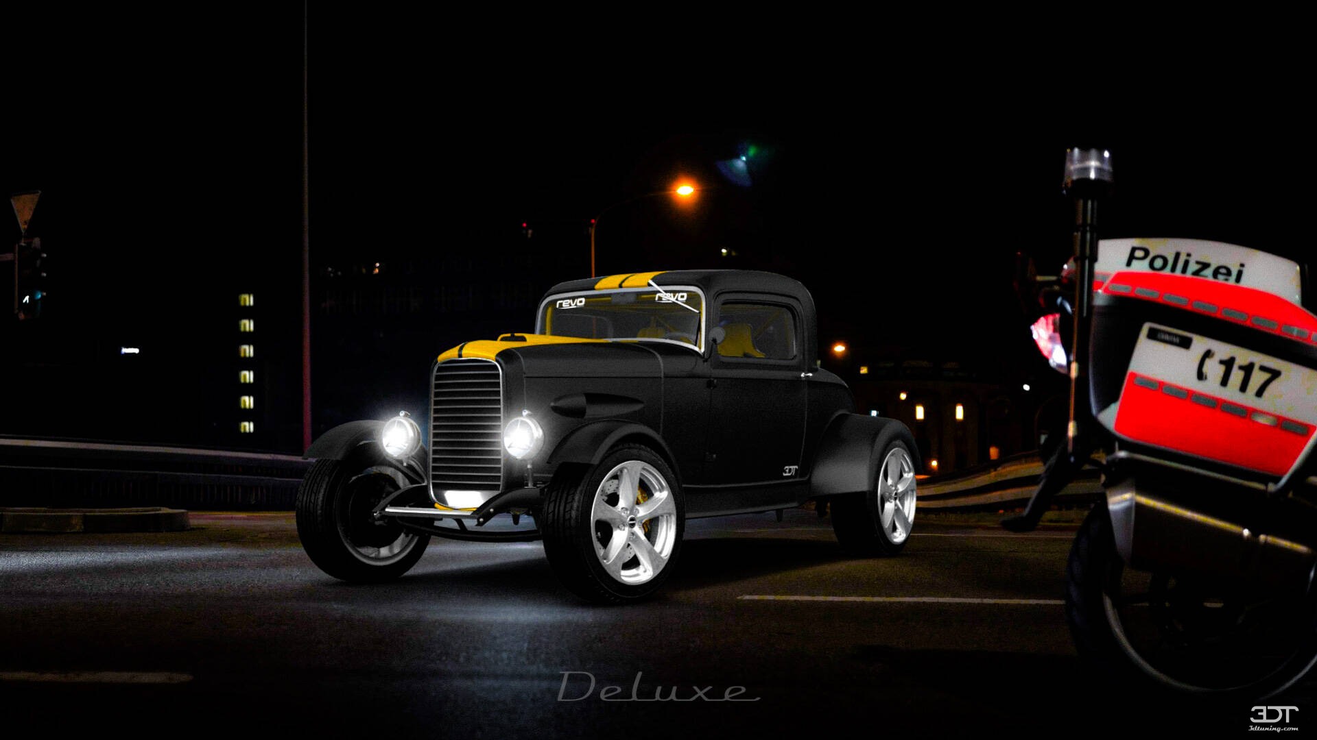 Tuning Ford Model B Deluxe 2 Door Coupe 1932