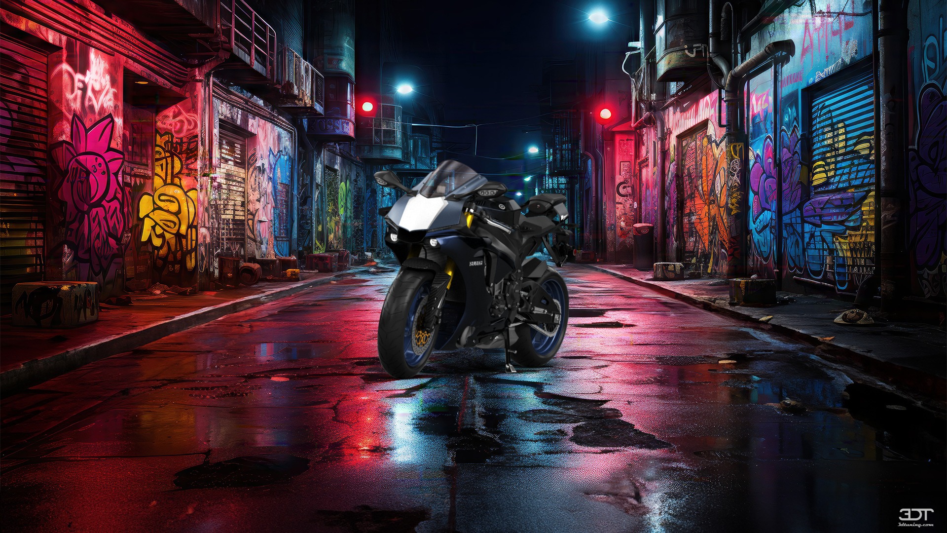 Tuning Yamaha YZF R1 Sport Bike 2015