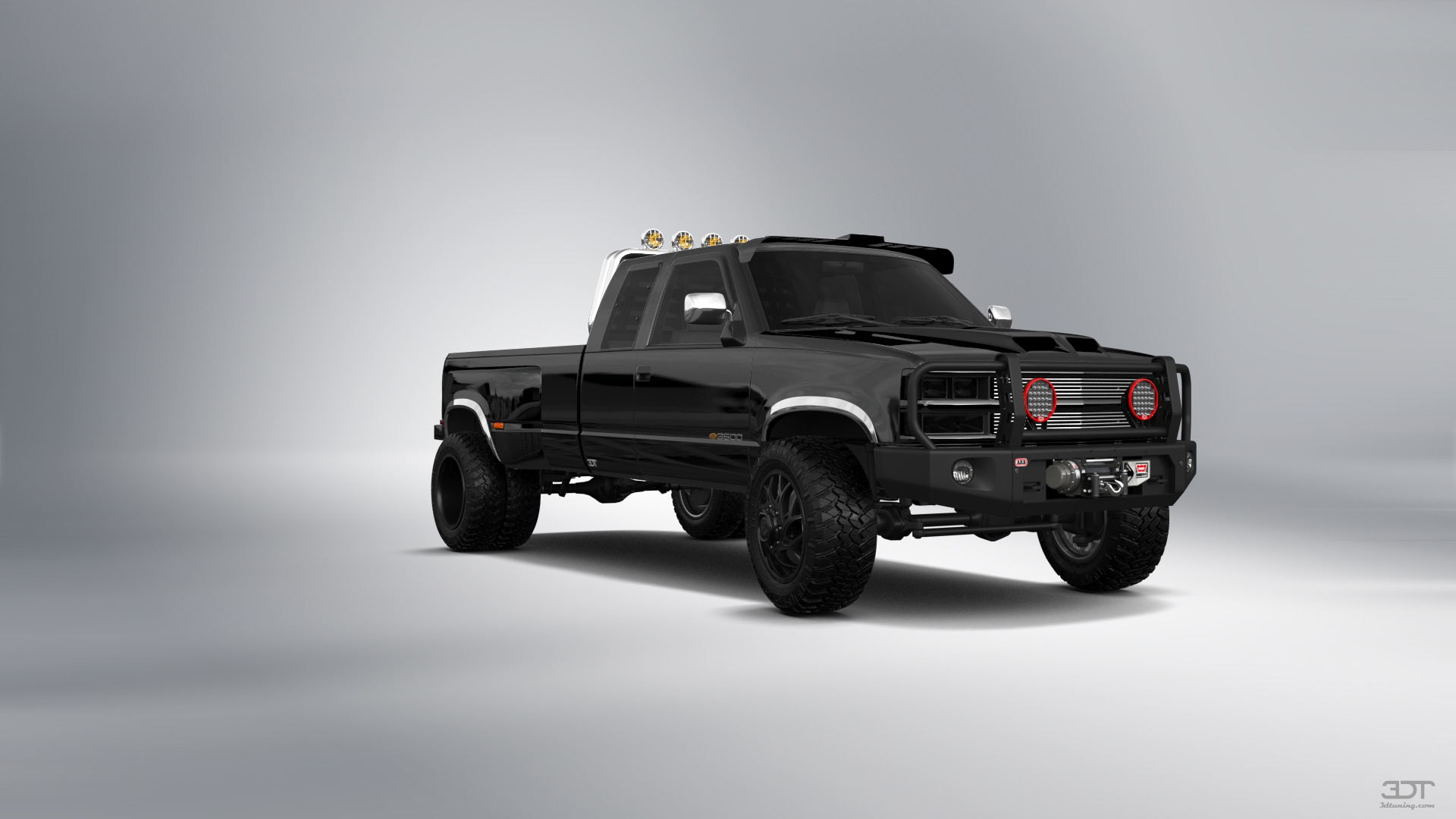 Chevrolet K3500 Extended Cab Pickup Truck 1988