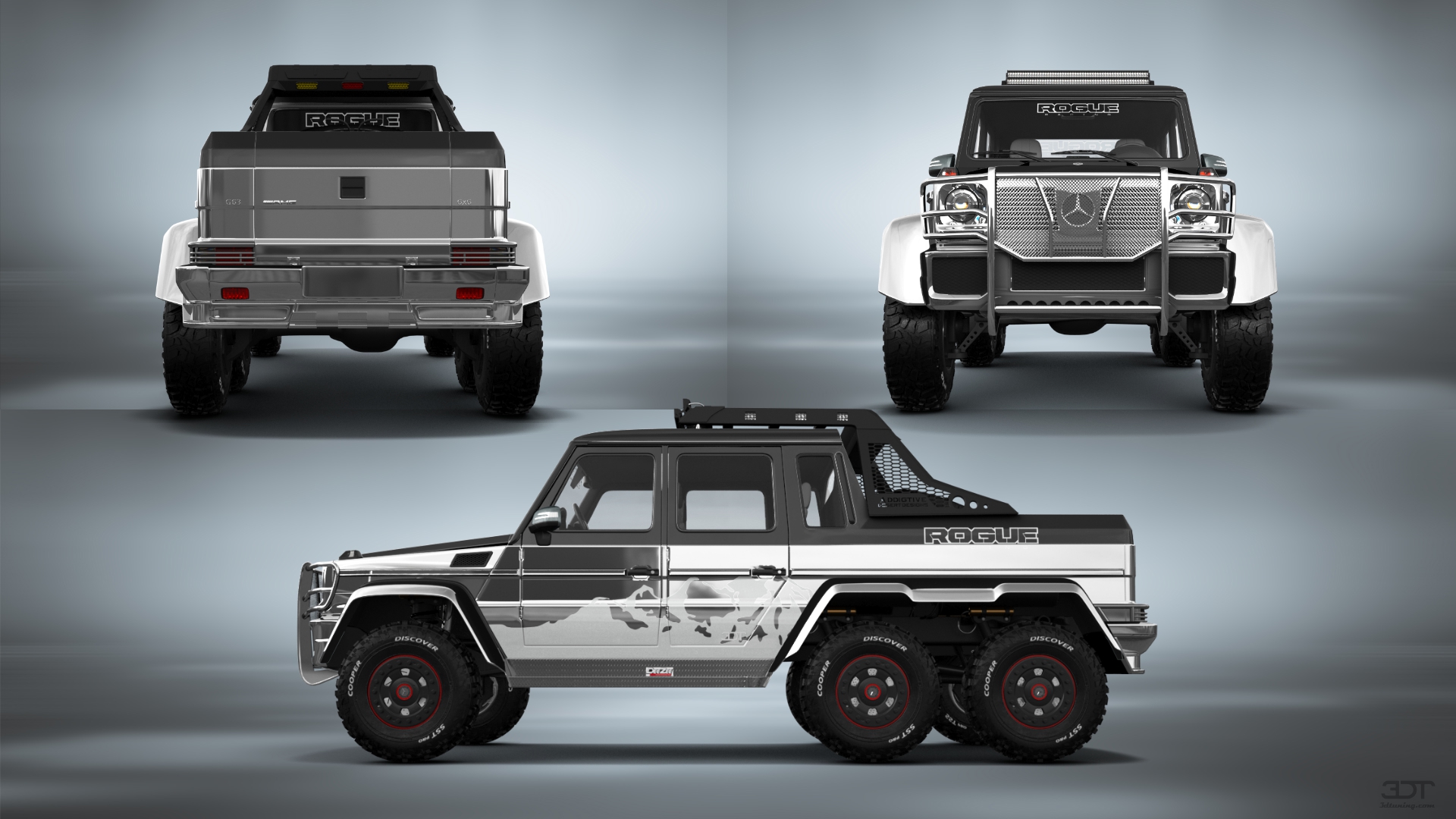 Mercedes G 63 AMG 6x6 4 Door pickup truck 2013