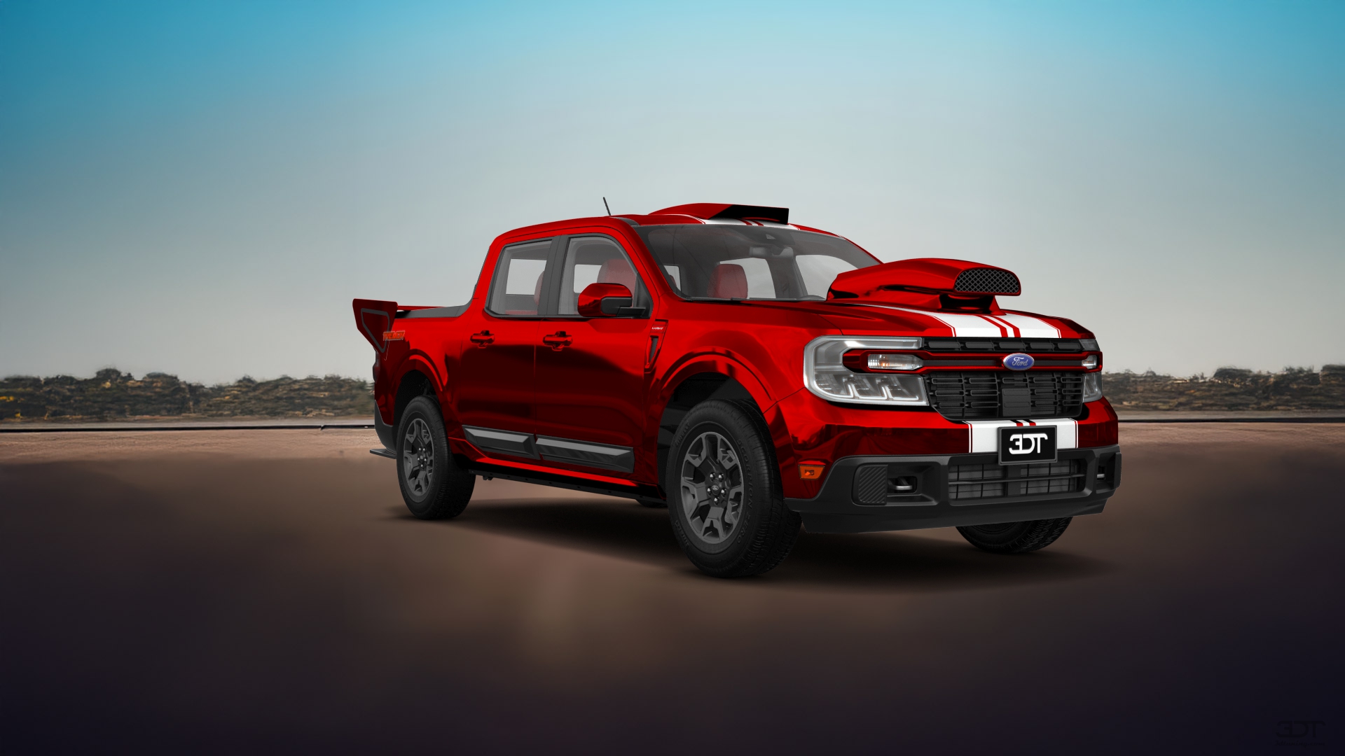 Ford Maverick 4 Door pickup truck 2022 tuning