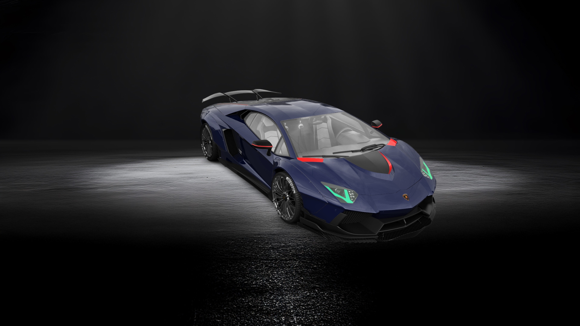 Lamborghini Aventador 2 Door Coupe 2012 tuning