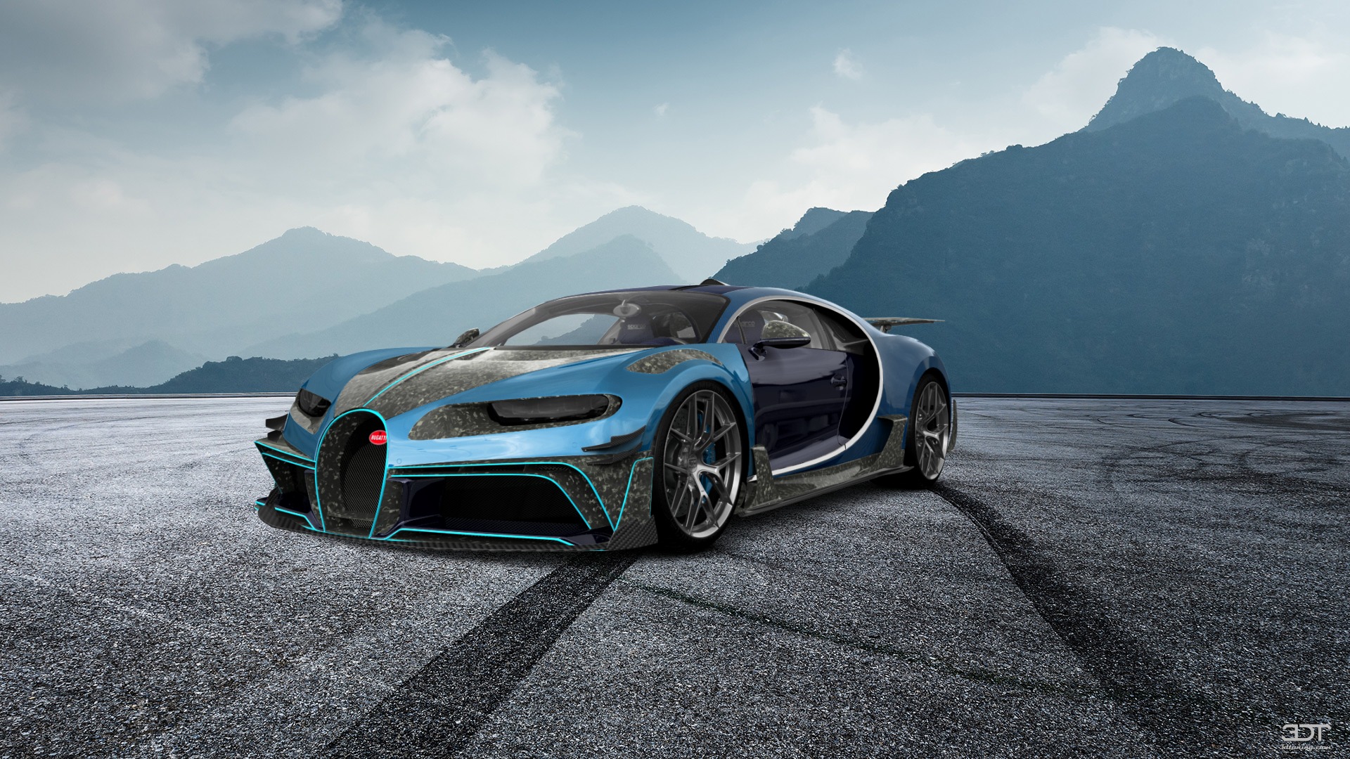 Bugatti Chiron 2 Door Coupe 2016 tuning