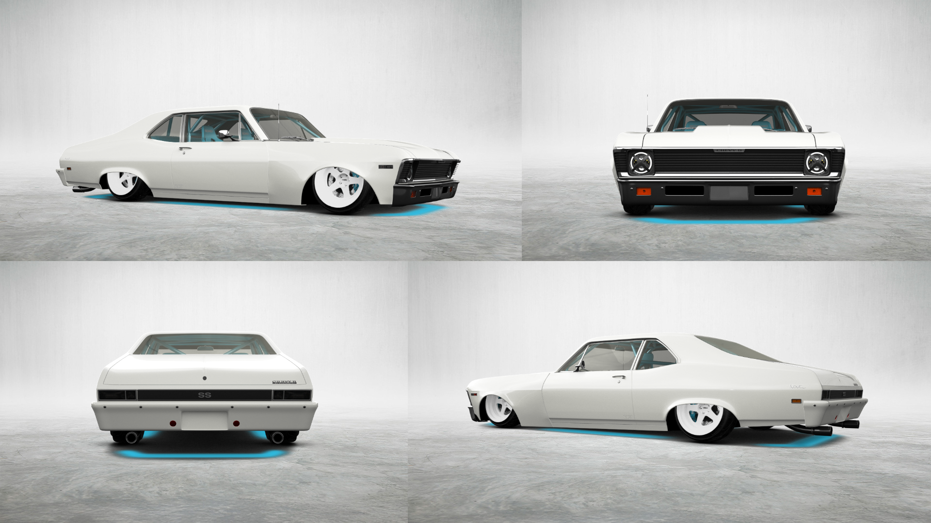 Tuning Chevrolet Chevy II Nova 2 Door Coupe 1968