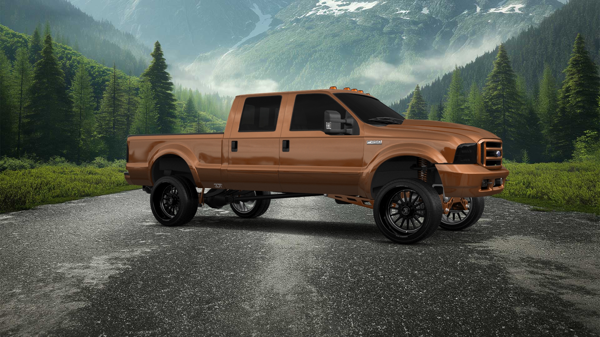 Ford F-250 Crew Cab 4 Door pickup truck 1999