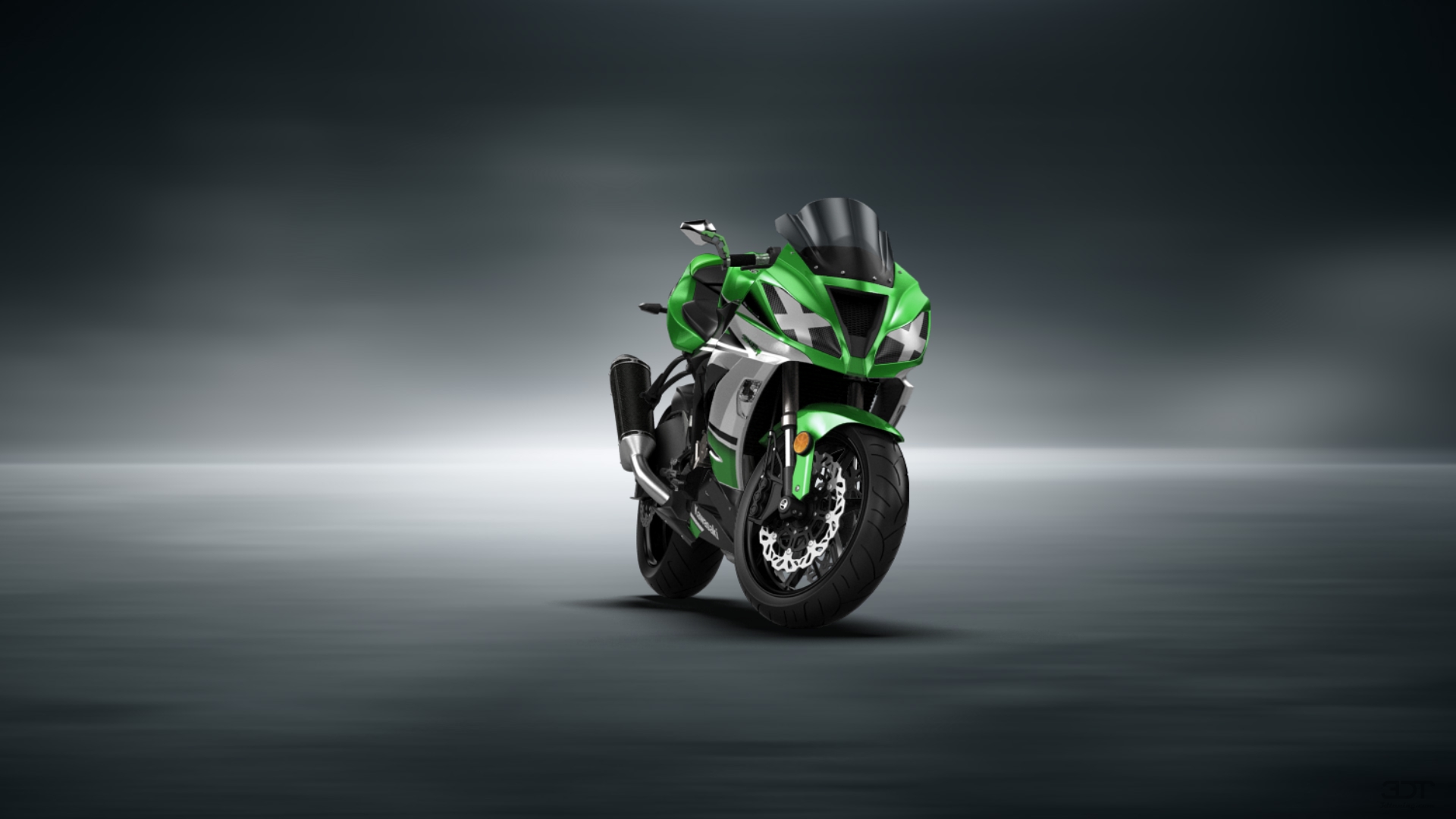 Kawasaki Ninja ZX 6R Sport Bike 2015 tuning