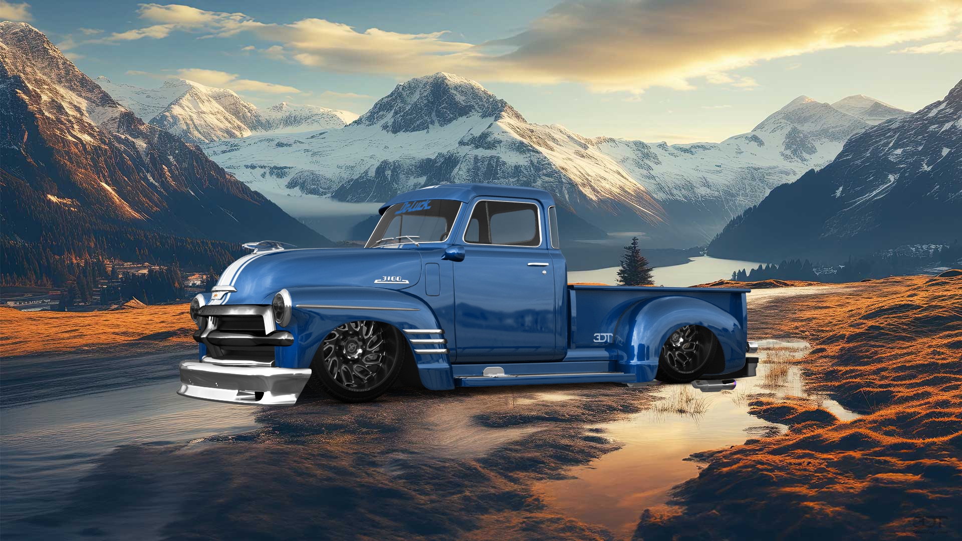 Chevrolet 3100 2 Door pickup truck 1954 tuning
