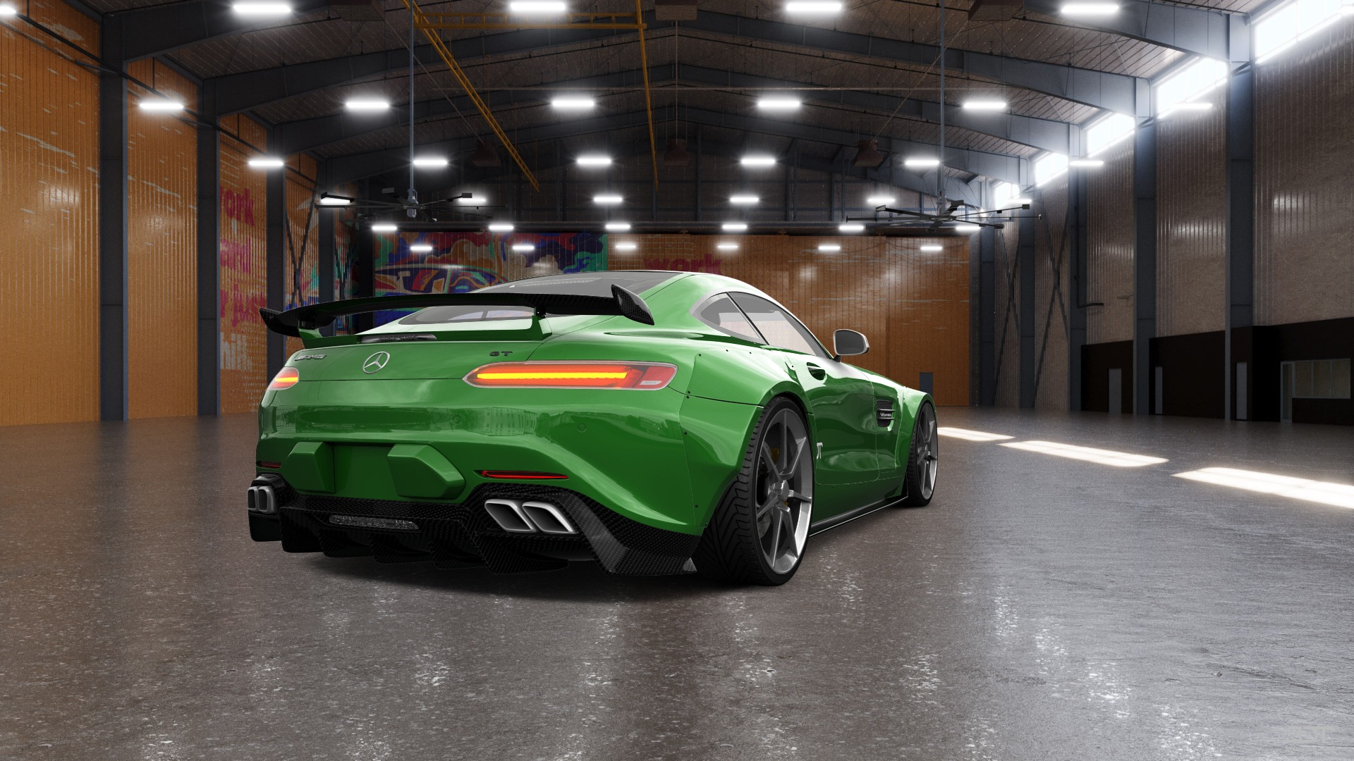 Mercedes AMG GT 2 door fastback coupe 2016