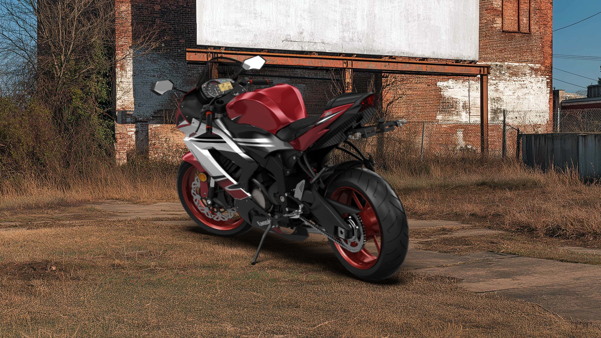 Kawasaki Ninja ZX 6R Sport Bike 2015 tuning