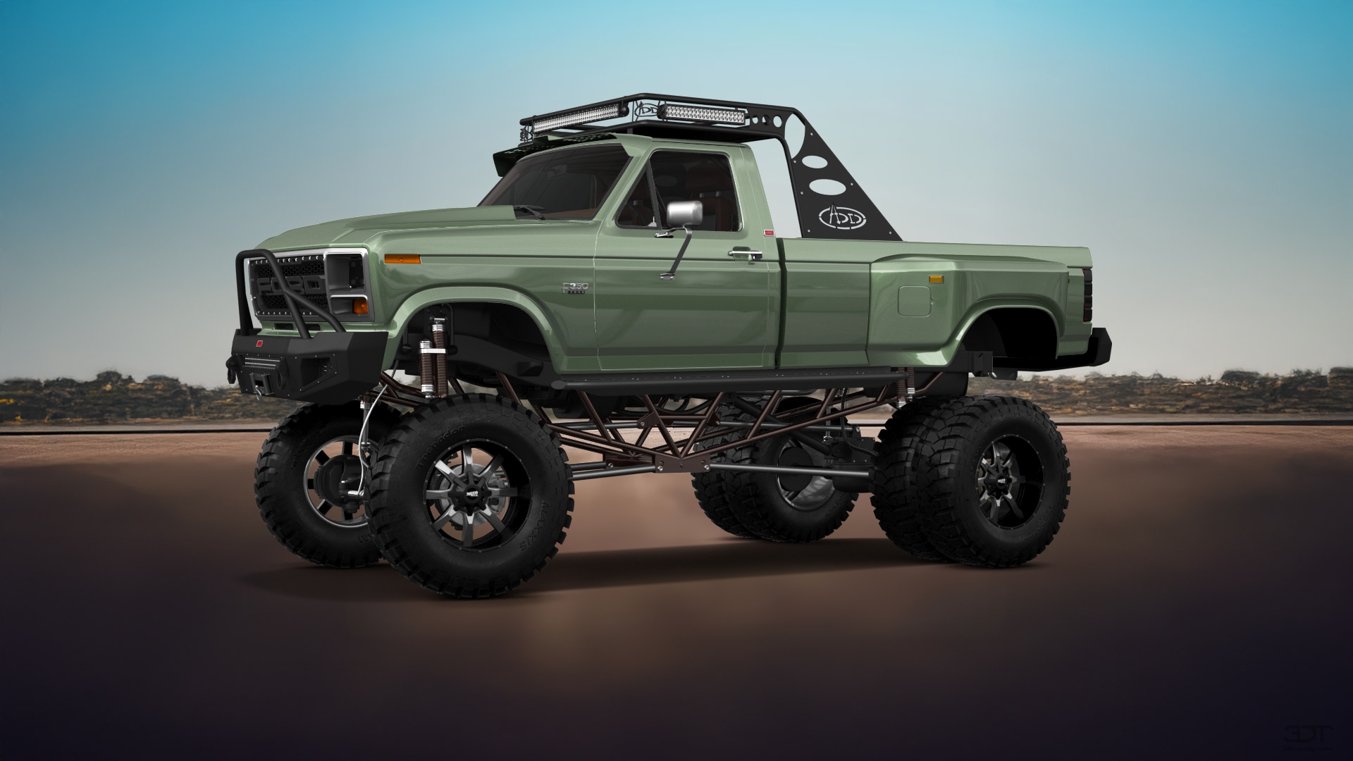 Ford F-350 Dually Regular Cab 2 Door pickup truck 1980 tuning